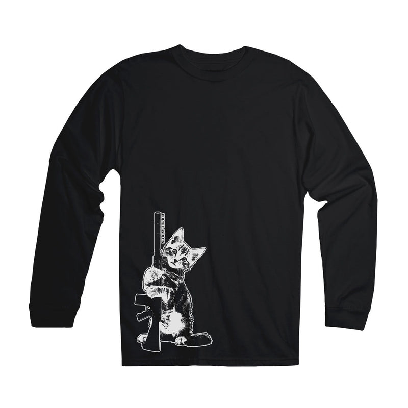 Load image into Gallery viewer, Unisex | Ain&#39;t Kitten Around | Jersey Long Sleeve - Arm The Animals Clothing LLC
