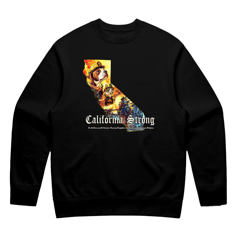 Load image into Gallery viewer, Unisex |California Strong | Crewneck Sweatshirt - Arm The Animals Clothing LLC
