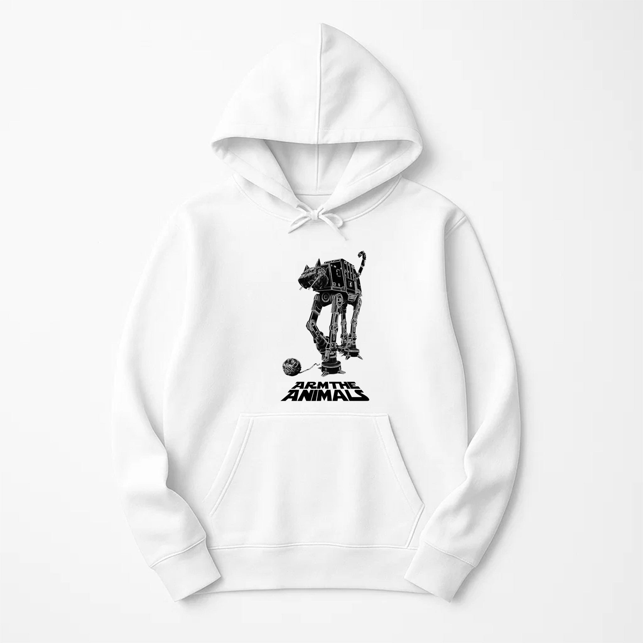 Unisex | Cat - At | Hoodie - Arm The Animals Clothing LLC