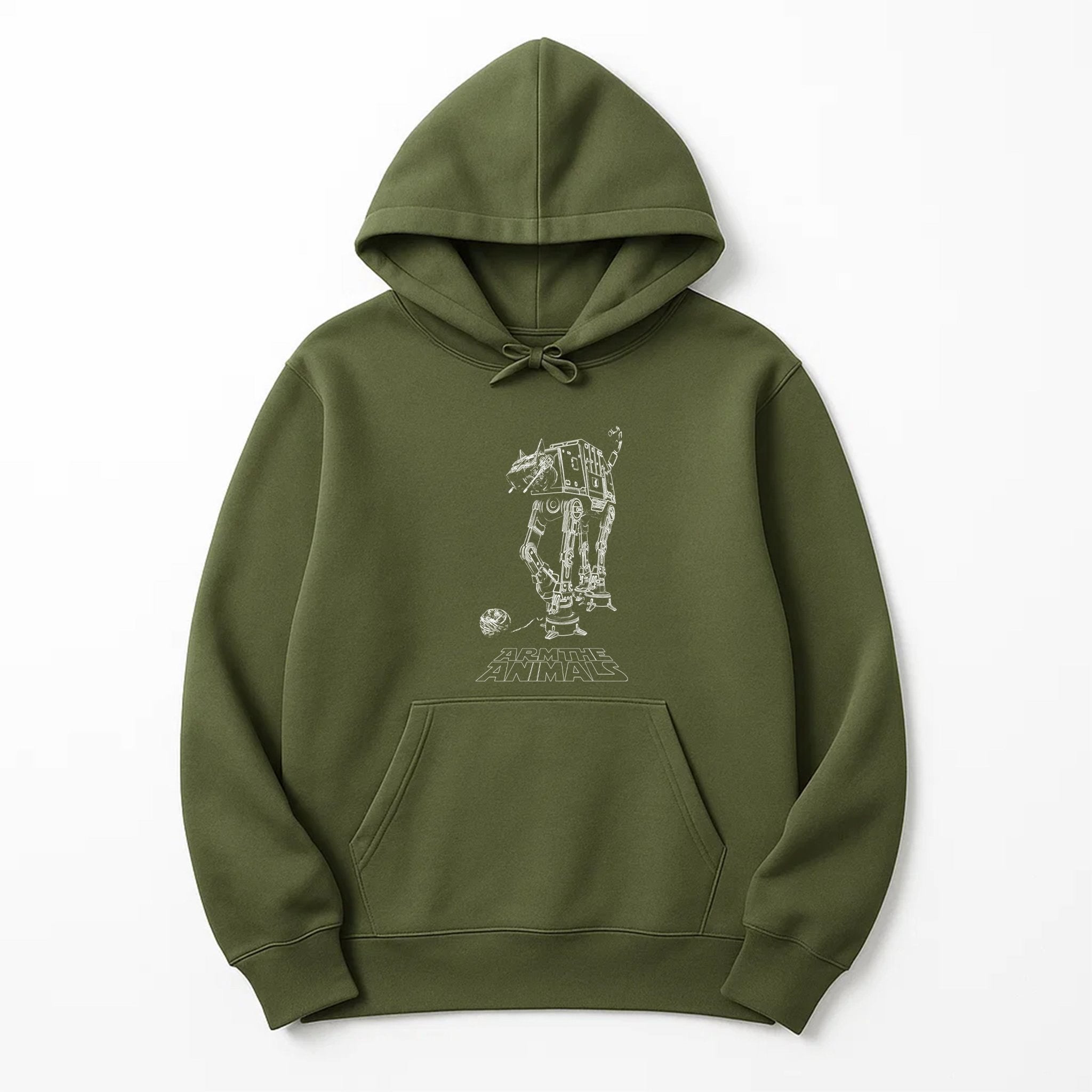 Unisex | Cat - At | Hoodie - Arm The Animals Clothing LLC