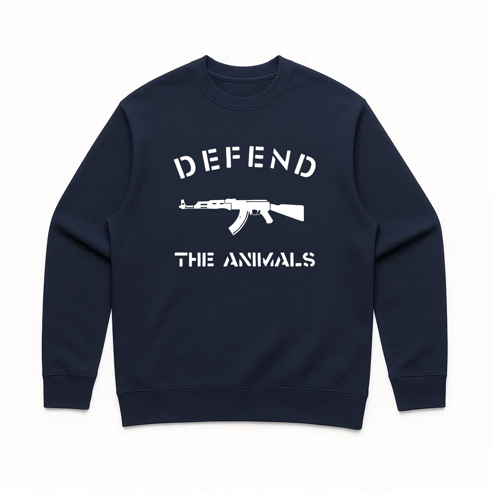 Unisex | Defend The defenseless | Crewneck Sweatshirt - Arm The Animals Clothing LLC