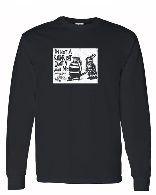 Unisex | Don't Push Me | Jersey Long Sleeve - Arm The Animals Clothing LLC