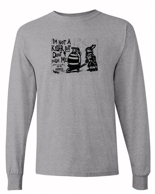 Unisex | Don't Push Me | Jersey Long Sleeve - Arm The Animals Clothing LLC