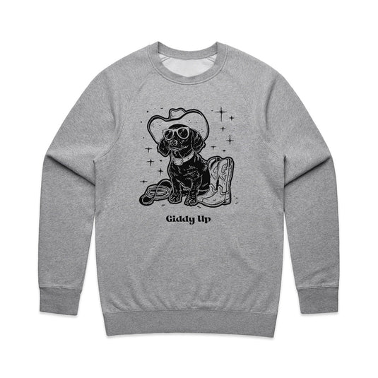 Unisex | Giddy Up | Crewneck Sweatshirt - Arm The Animals Clothing LLC