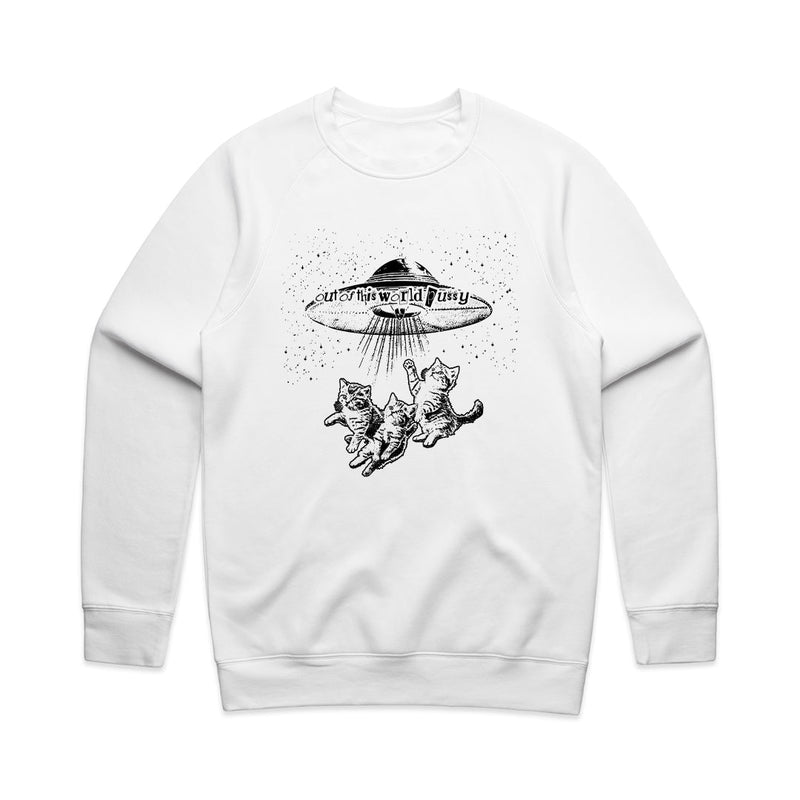 Load image into Gallery viewer, Unisex | Out Of This World Pussy 2 | Crewneck Sweatshirt - Arm The Animals Clothing LLC
