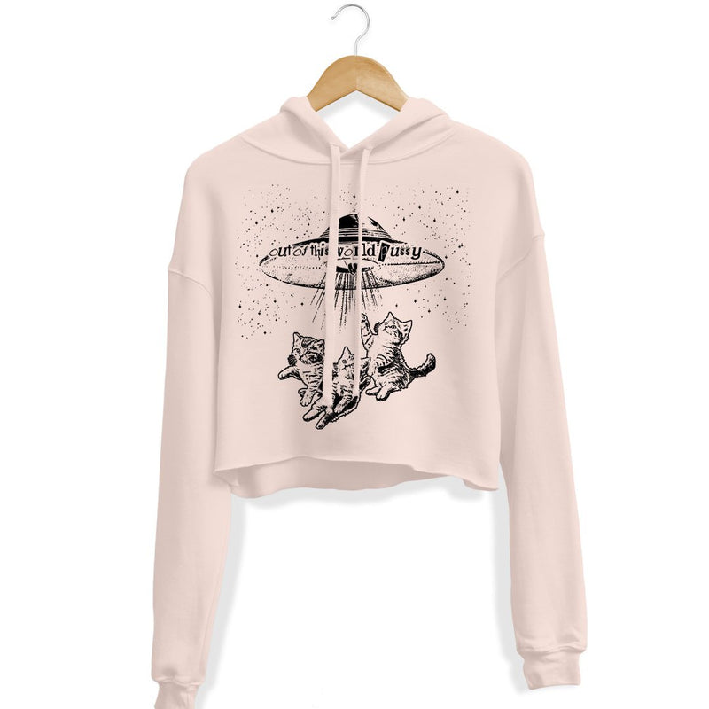 Load image into Gallery viewer, Unisex | Out Of This World Pussy 2 | Crop Hoodie - Arm The Animals Clothing LLC
