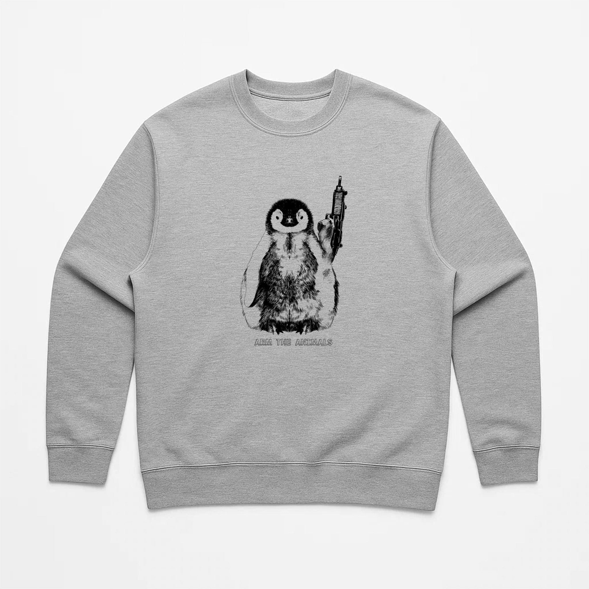 Unisex | Pen - Gun | Crewneck Sweatshirt - Arm The Animals Clothing LLC