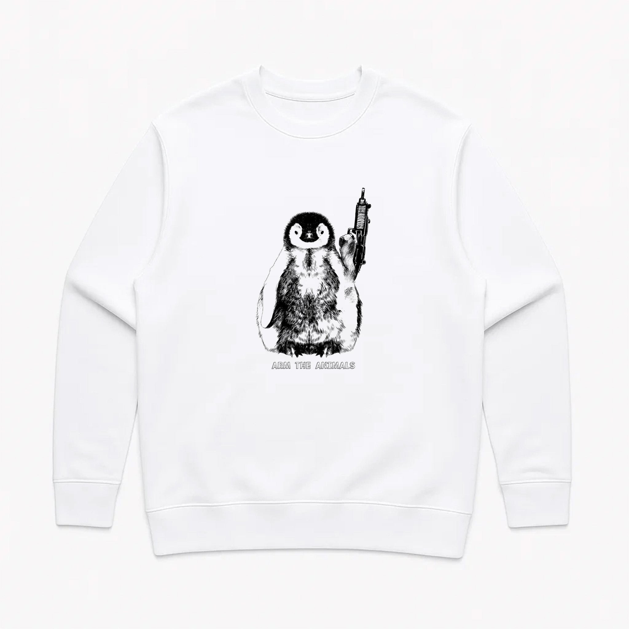 Unisex | Pen - Gun | Crewneck Sweatshirt - Arm The Animals Clothing LLC