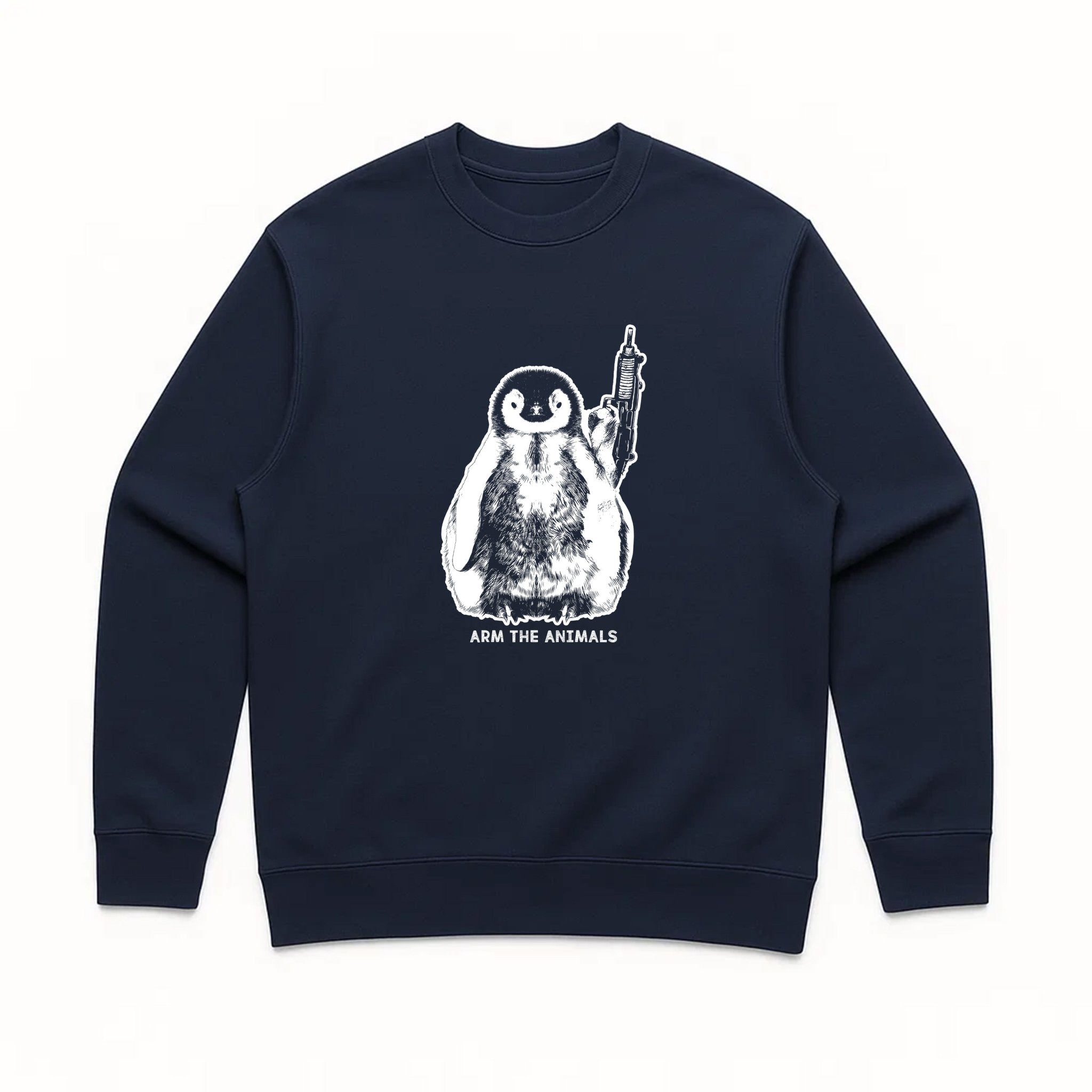 Unisex | Pen - Gun | Crewneck Sweatshirt - Arm The Animals Clothing LLC