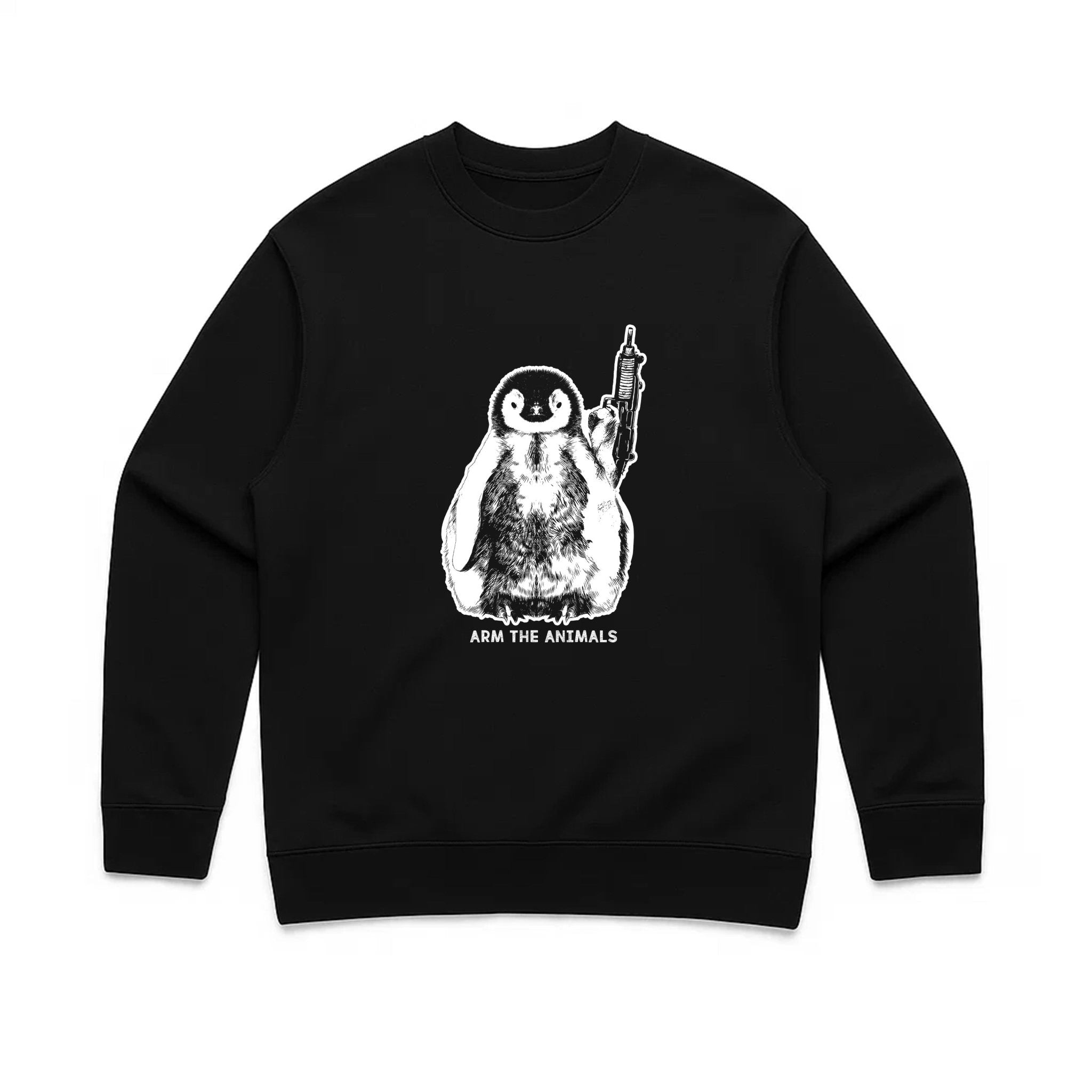 Unisex | Pen - Gun | Crewneck Sweatshirt - Arm The Animals Clothing LLC