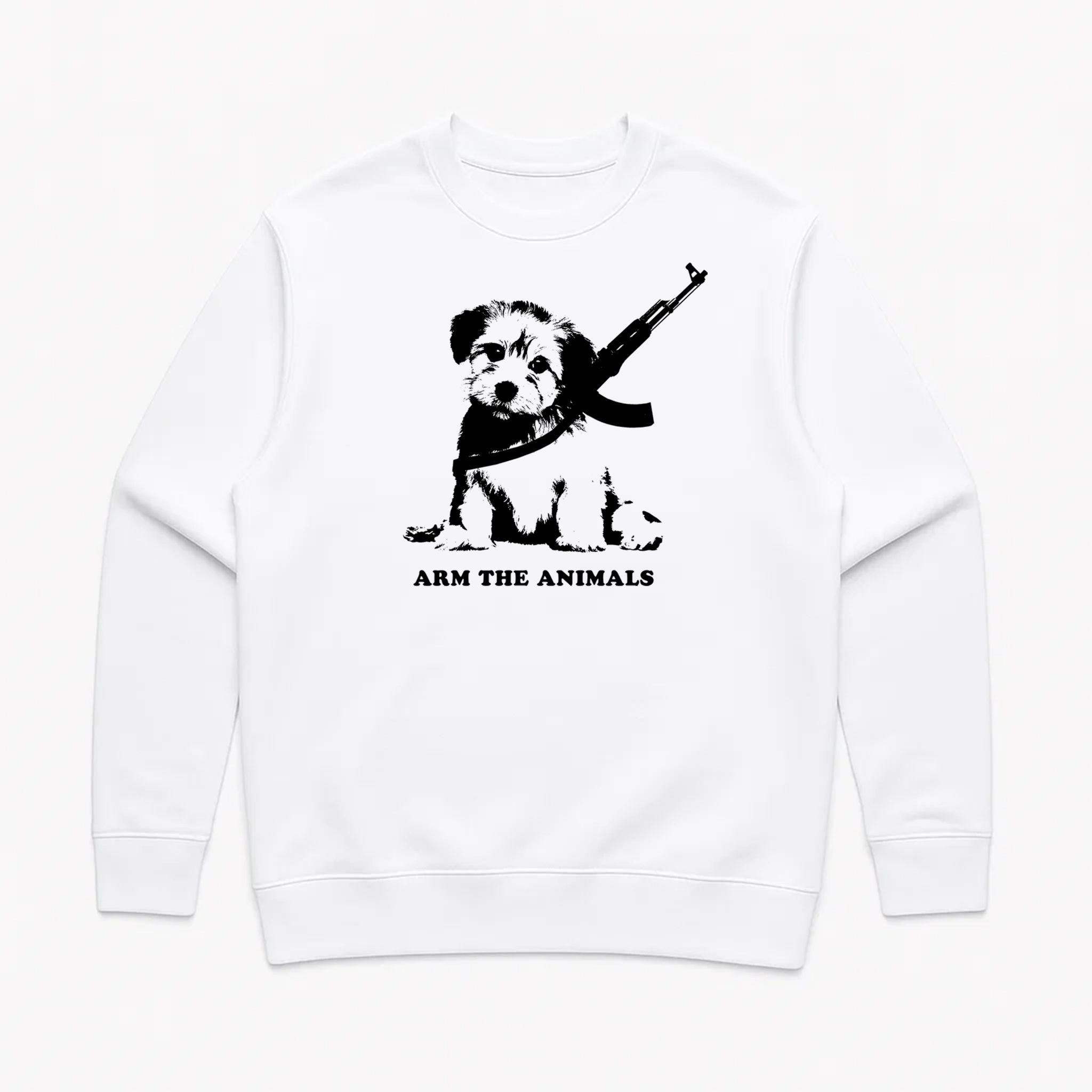 Unisex | Puppy Power | Crewneck Sweatshirt - Arm The Animals Clothing LLC