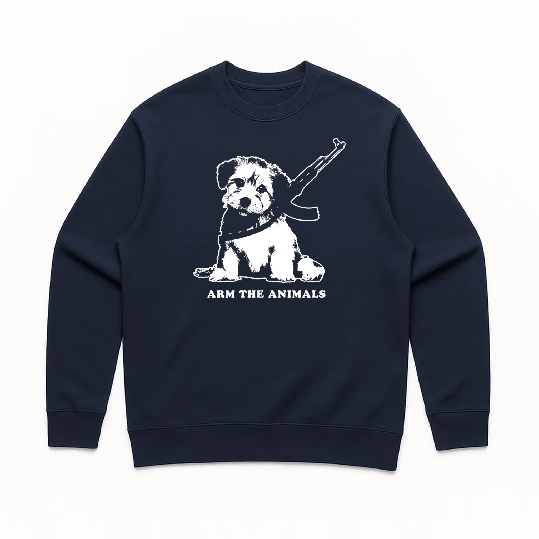 Unisex | Puppy Power | Crewneck Sweatshirt - Arm The Animals Clothing LLC