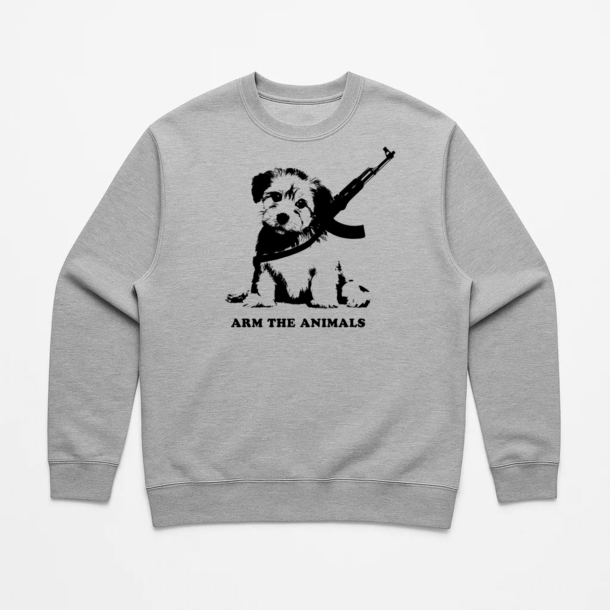 Unisex | Puppy Power | Crewneck Sweatshirt - Arm The Animals Clothing LLC
