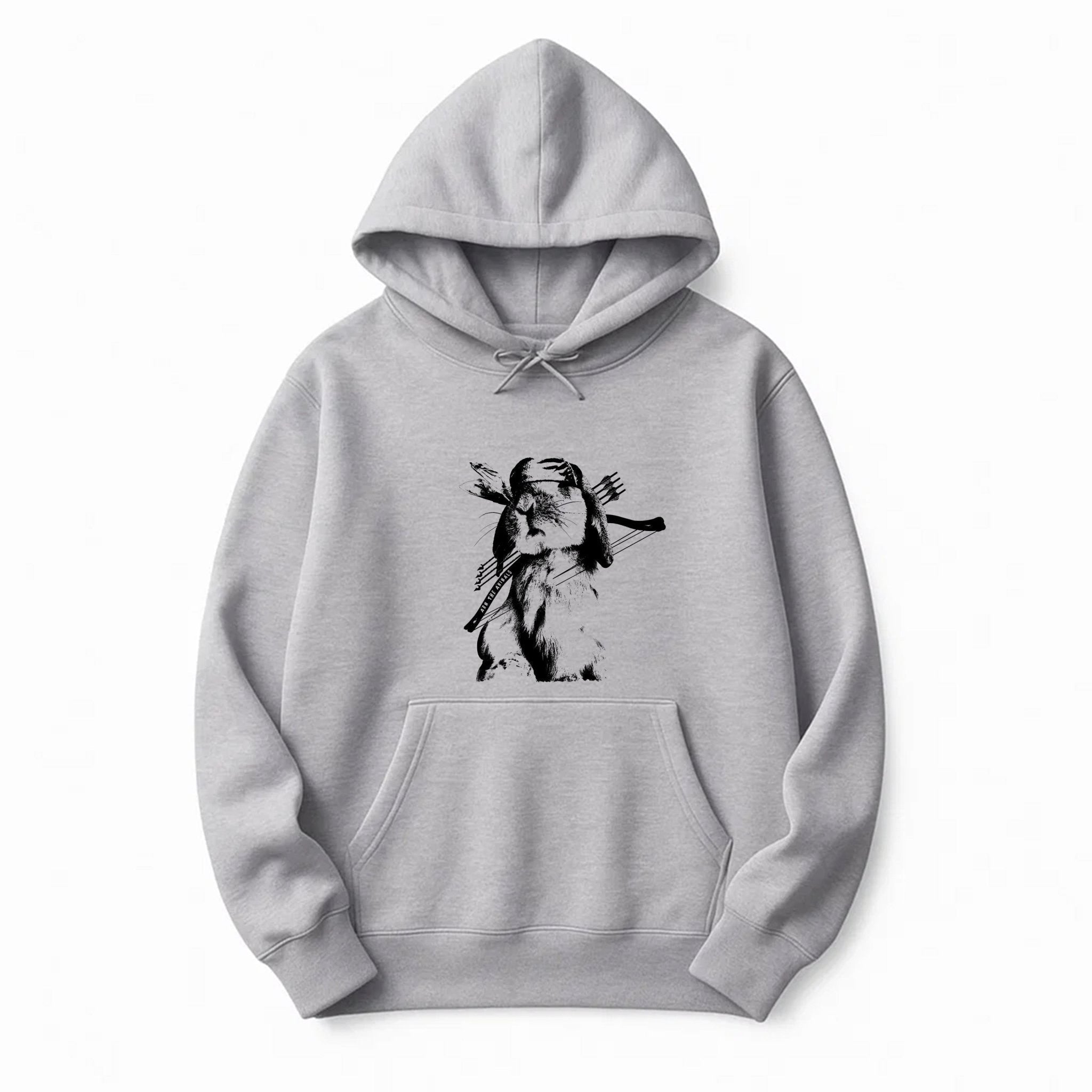 Unisex | Rambo Bunny | Hoodie - Arm The Animals Clothing LLC
