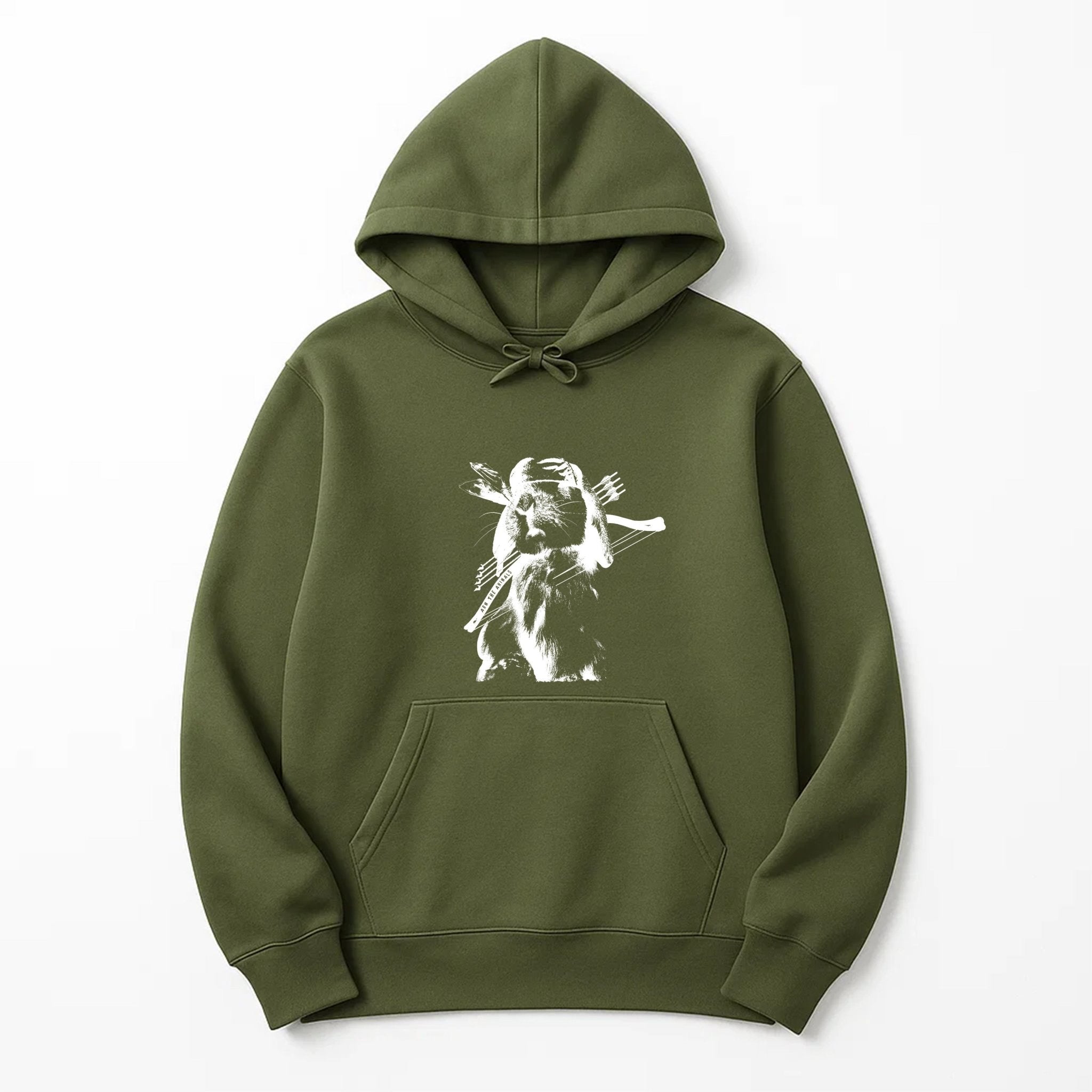 Unisex | Rambo Bunny | Hoodie - Arm The Animals Clothing LLC