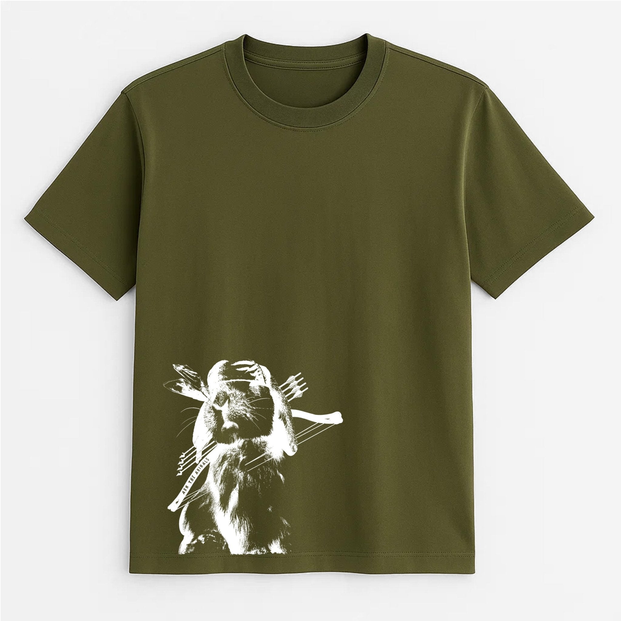 Unisex | Rambo Bunny | Tee - Arm The Animals Clothing LLC