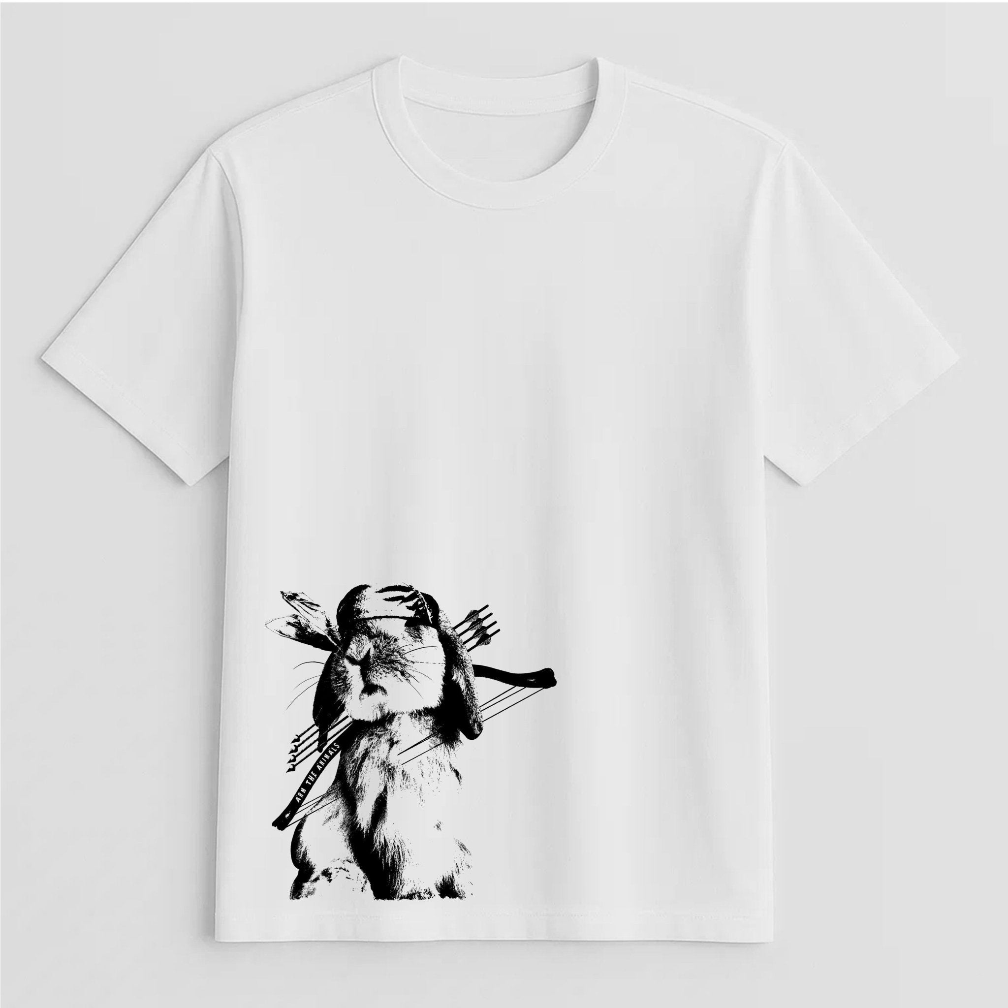 Unisex | Rambo Bunny | Tee - Arm The Animals Clothing LLC
