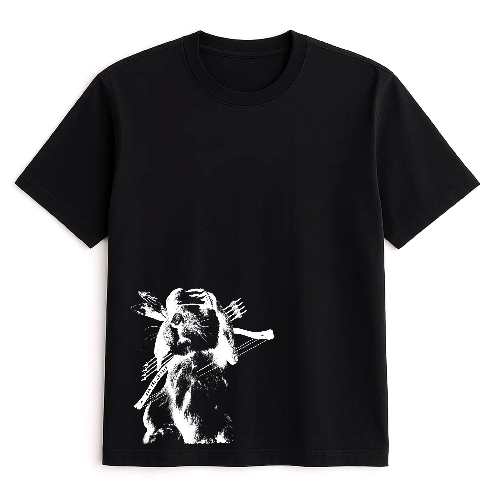 Unisex | Rambo Bunny | Tee - Arm The Animals Clothing LLC