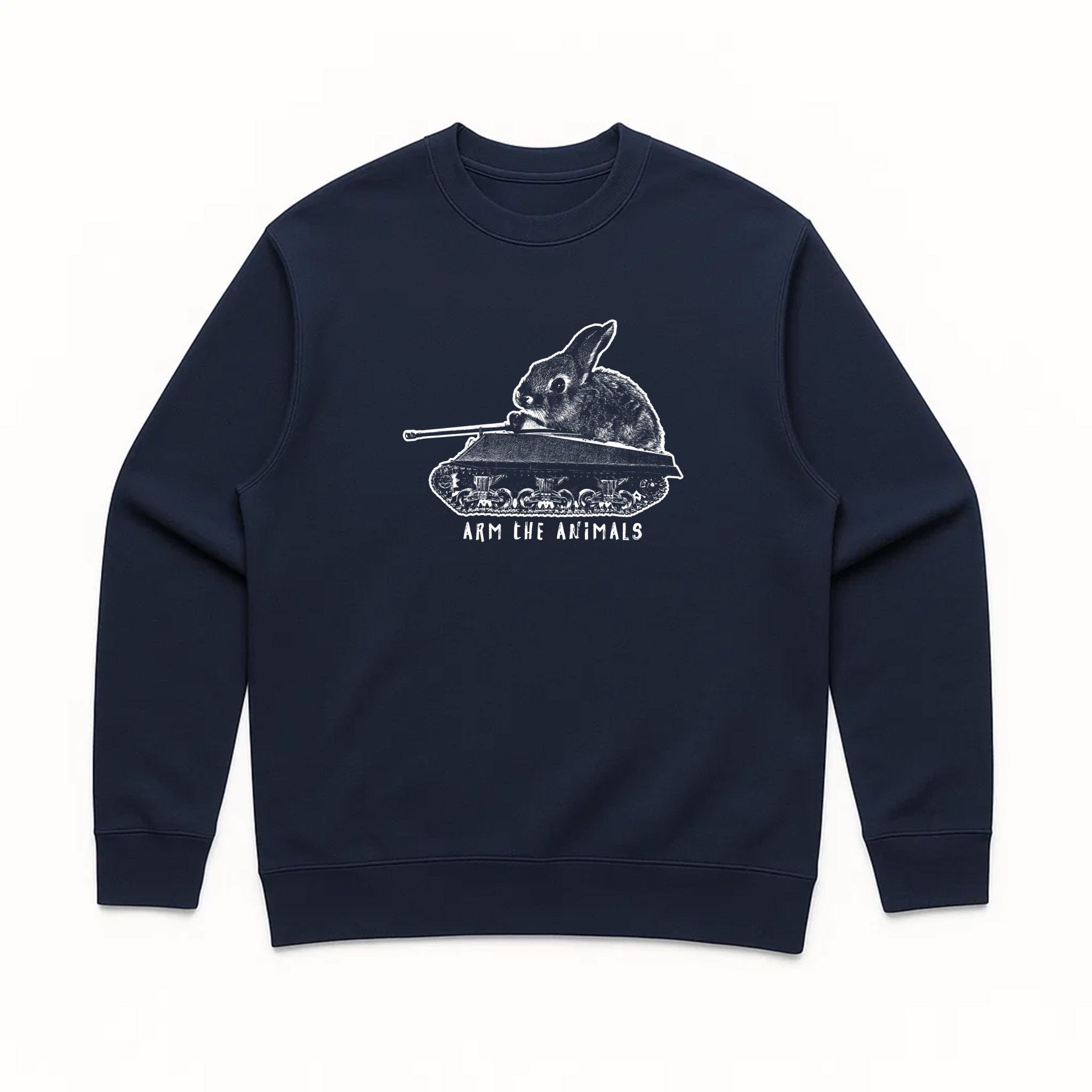 Unisex | Renegade Bunny | Crewneck Sweatshirt - Arm The Animals Clothing LLC
