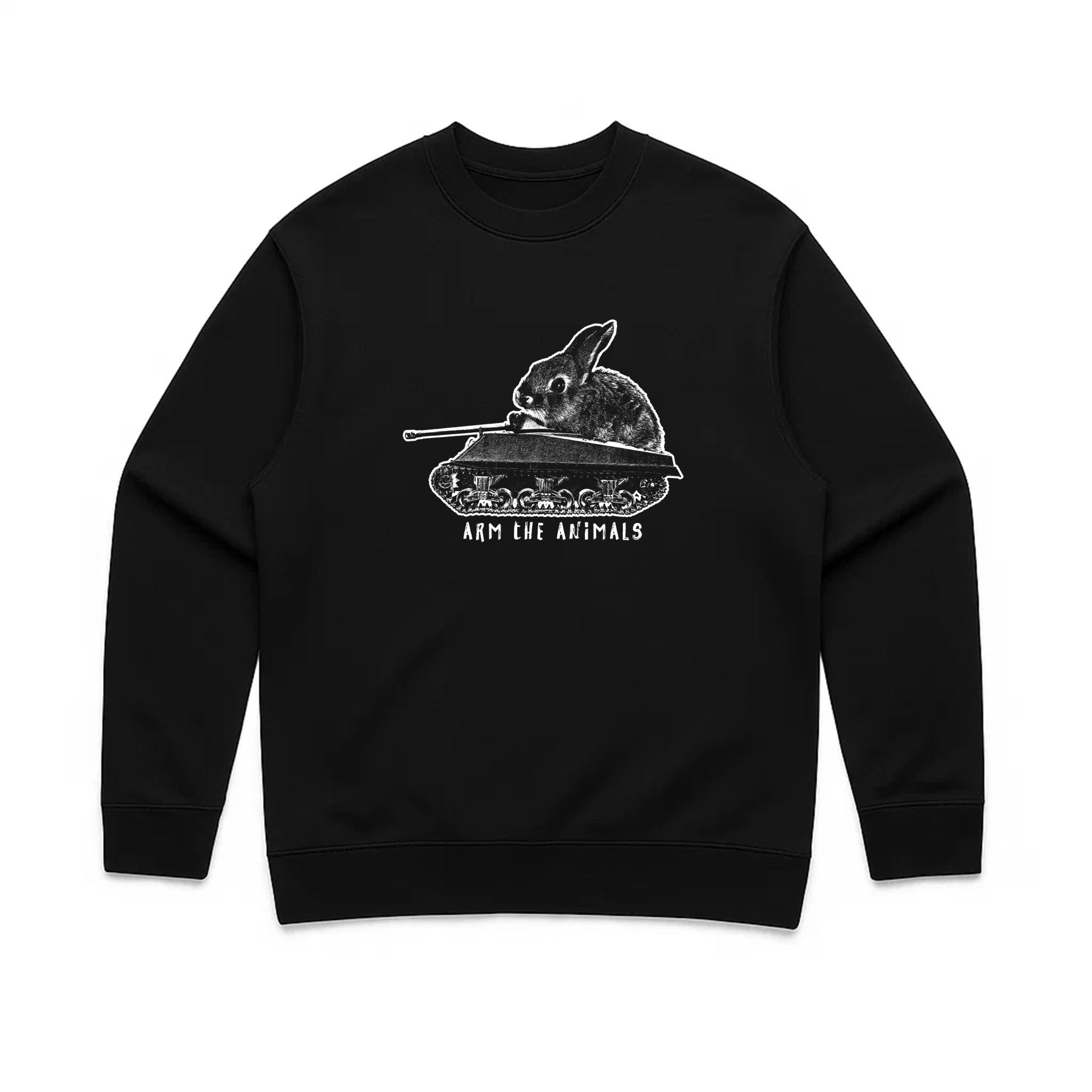 Unisex | Renegade Bunny | Crewneck Sweatshirt - Arm The Animals Clothing LLC