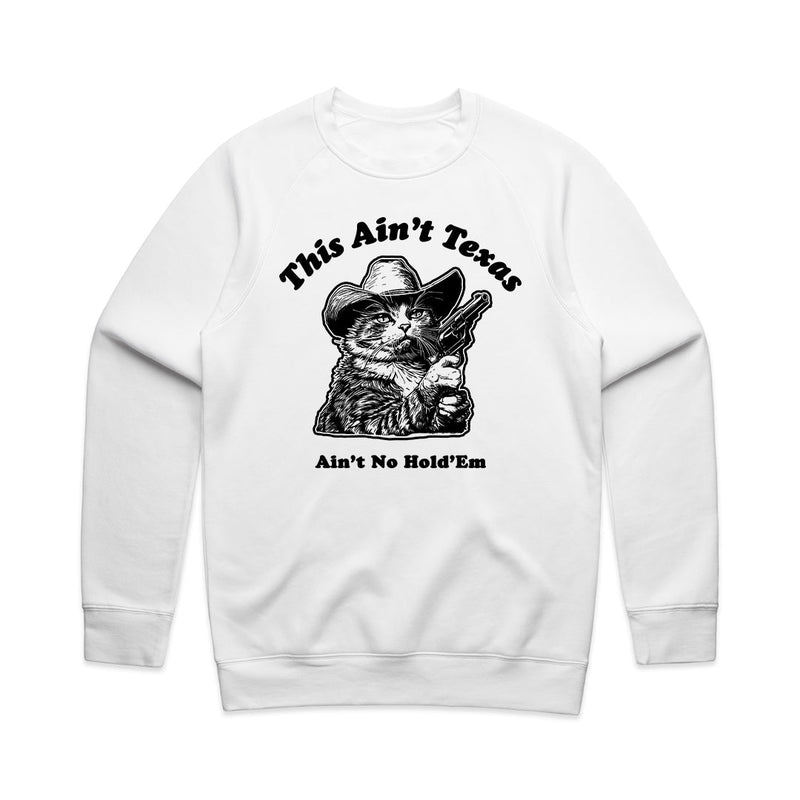 Load image into Gallery viewer, Unisex | Texas Hold &#39;Em | Crewneck Sweatshirt - Arm The Animals Clothing LLC
