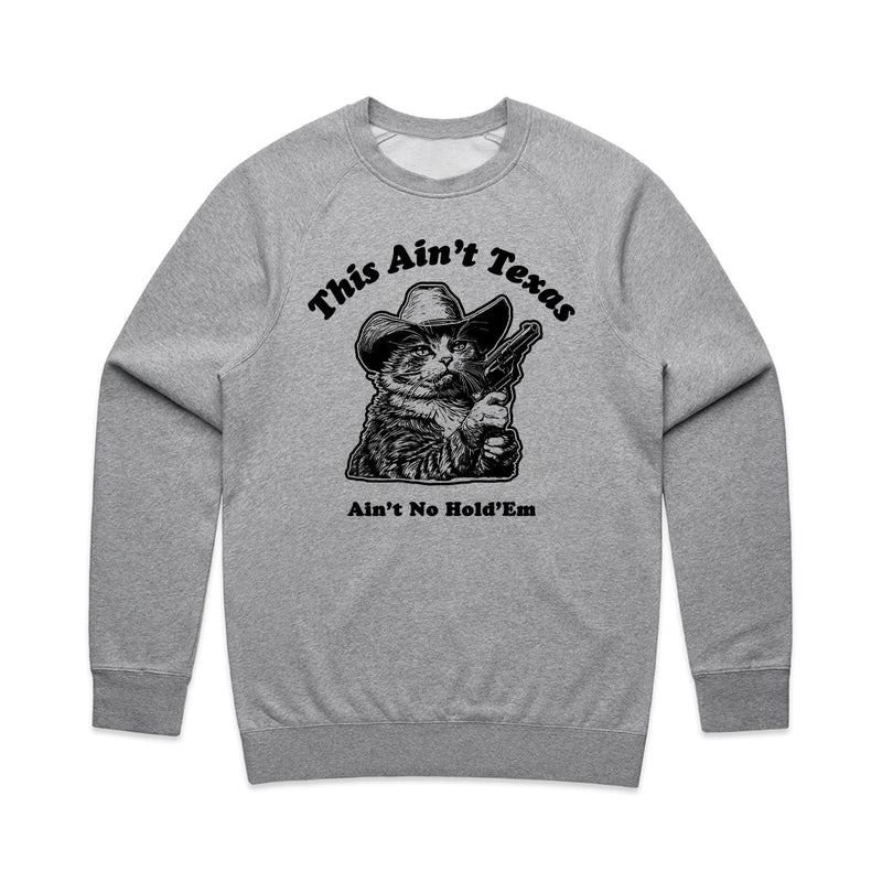 Load image into Gallery viewer, Unisex | Texas Hold &#39;Em | Crewneck Sweatshirt - Arm The Animals Clothing LLC
