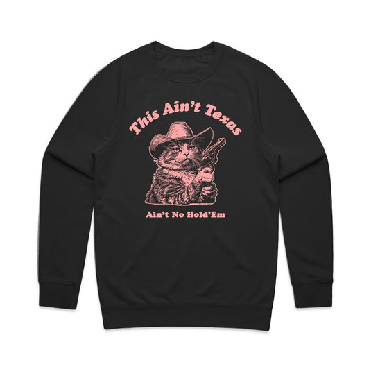 Unisex | Texas Hold 'Em | Crewneck Sweatshirt - Arm The Animals Clothing LLC