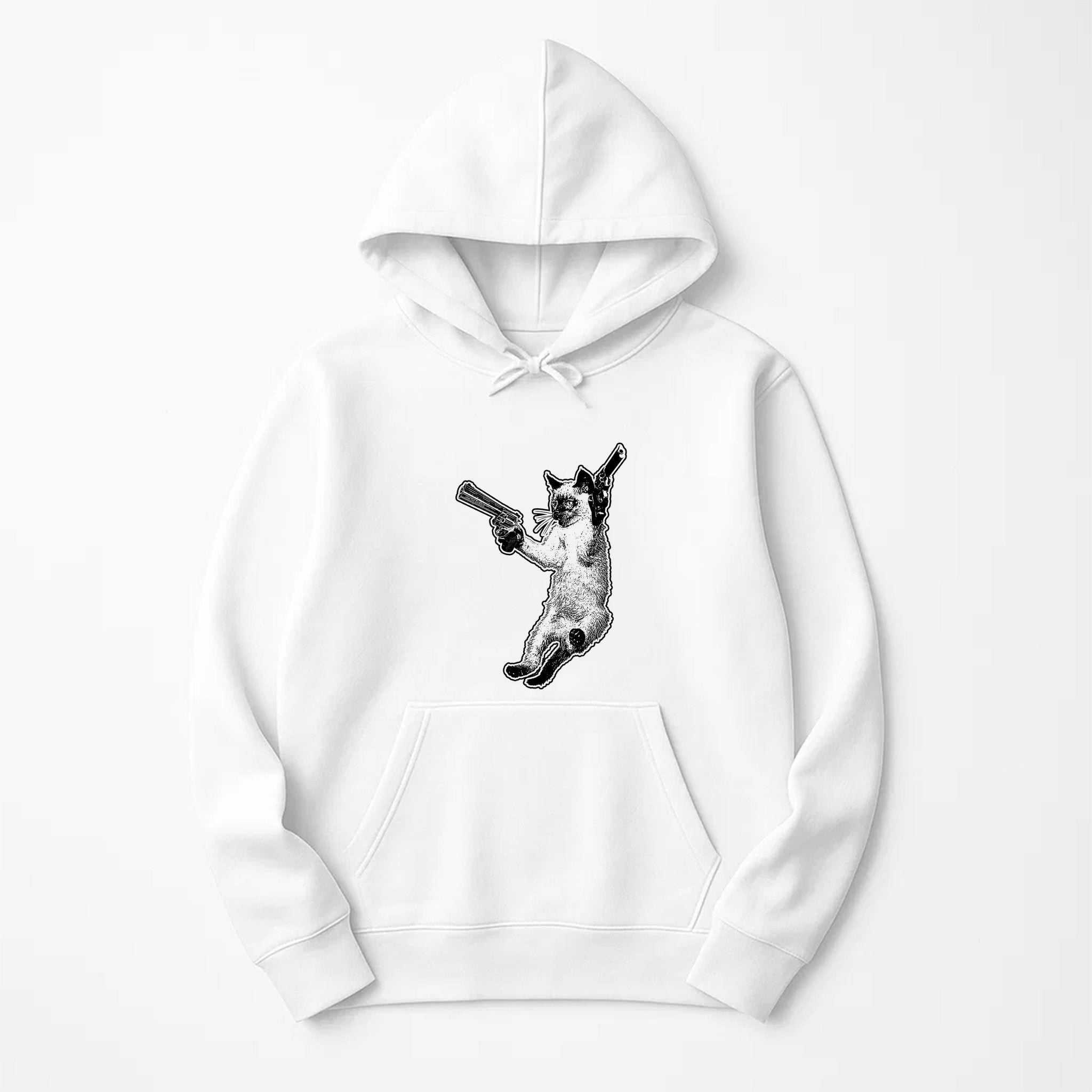 Unisex | The Cat And The Gat | Hoodie - Arm The Animals Clothing LLC