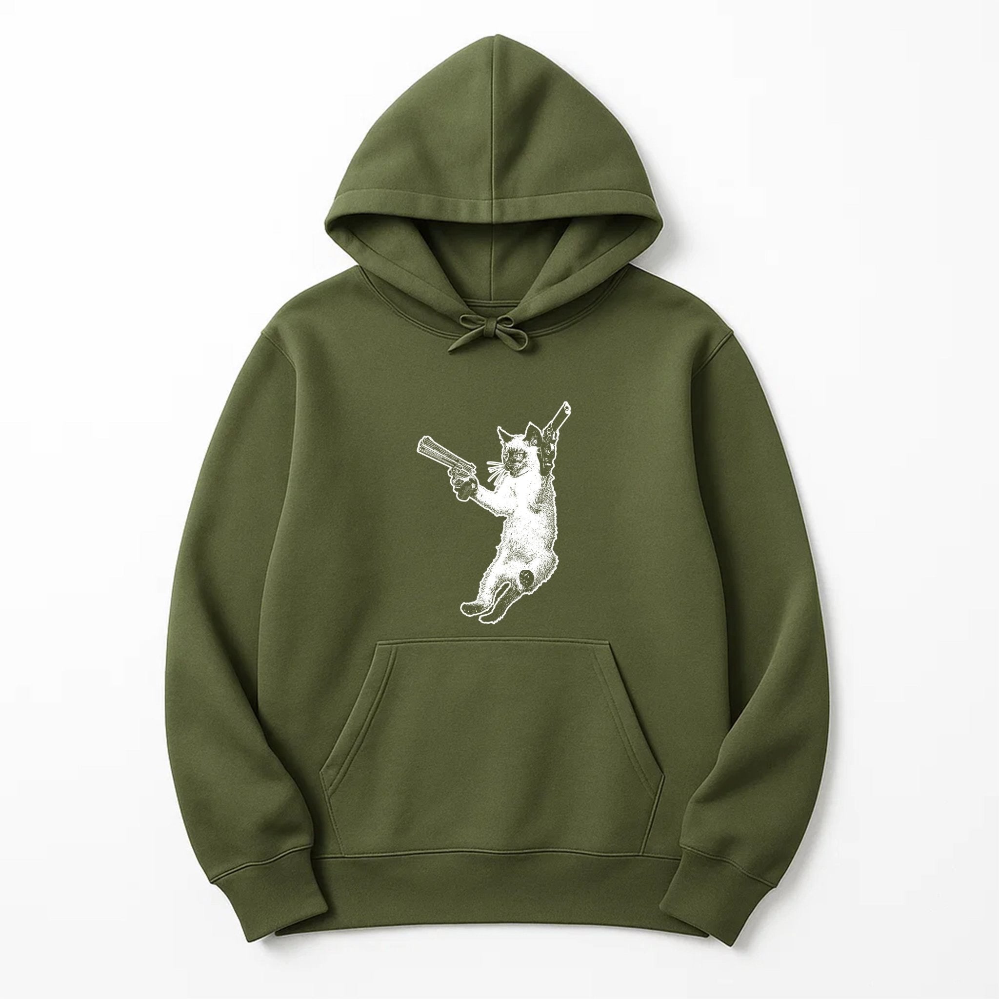 Unisex | The Cat And The Gat | Hoodie - Arm The Animals Clothing LLC