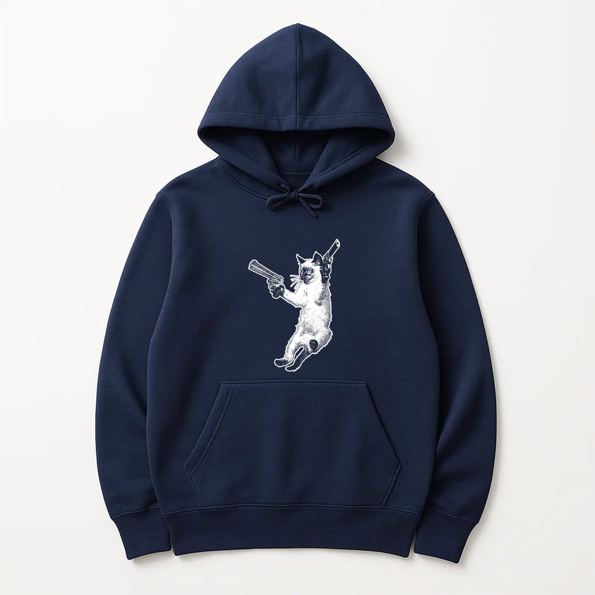 Unisex | The Cat And The Gat | Hoodie - Arm The Animals Clothing LLC