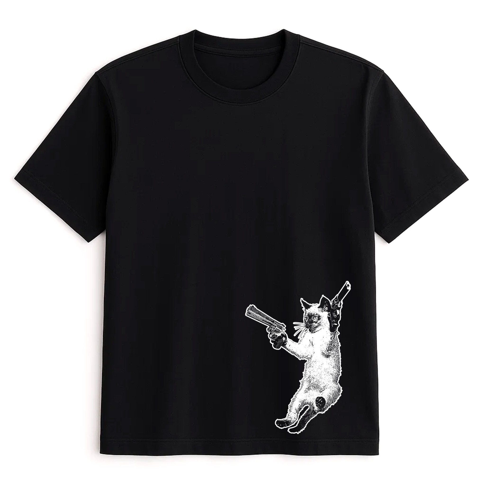 Unisex | The Cat And The Gat | Tee - Arm The Animals Clothing LLC