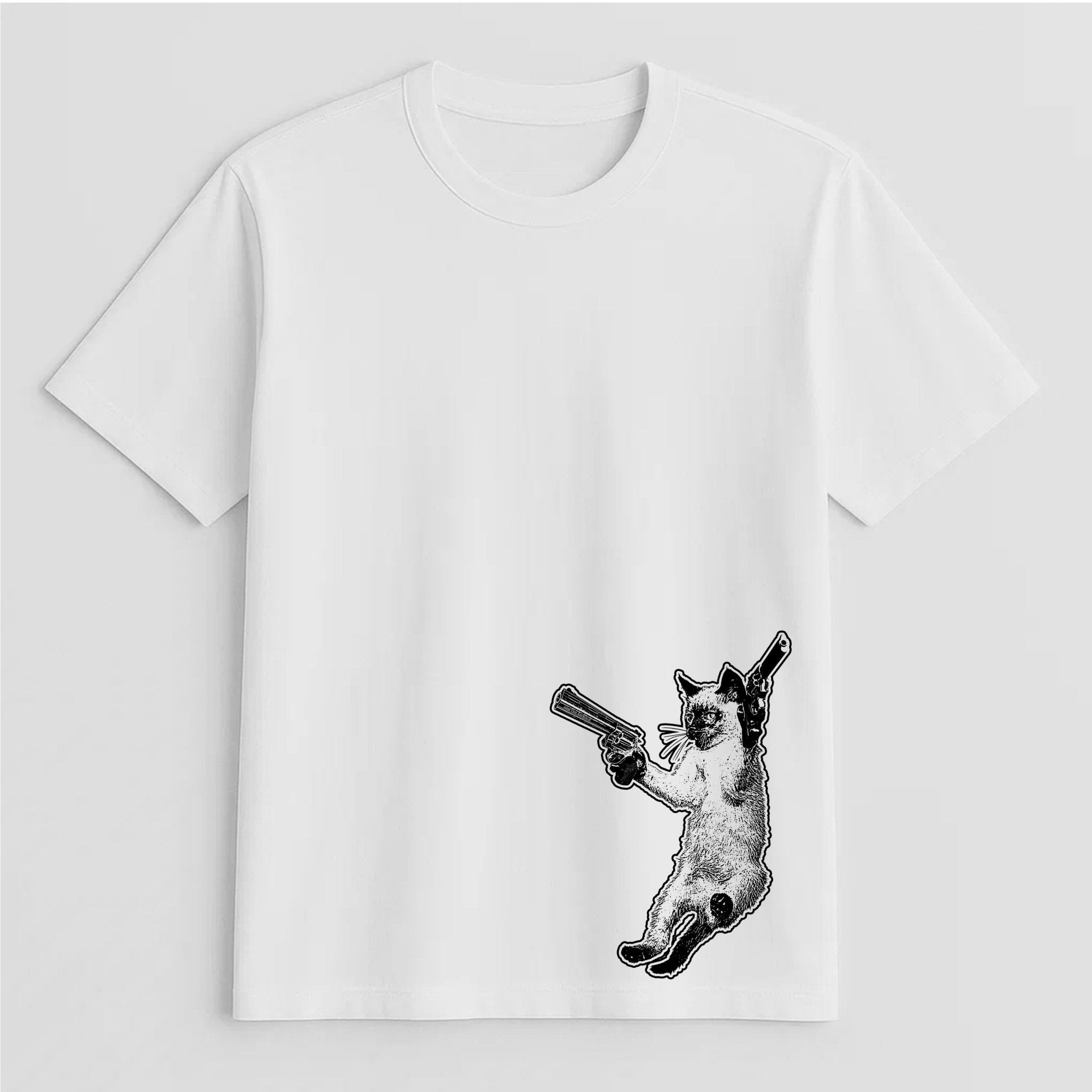 Unisex | The Cat And The Gat | Tee - Arm The Animals Clothing LLC