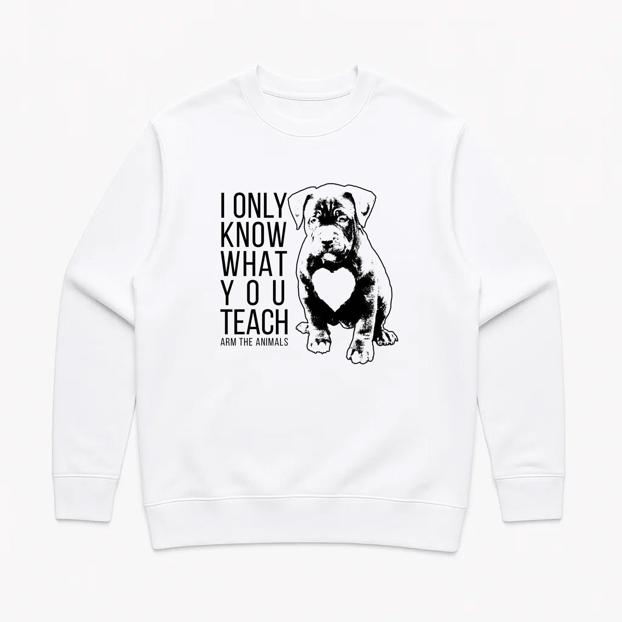 Unisex | What You Teach | Crewneck Sweatshirt - Arm The Animals Clothing LLC