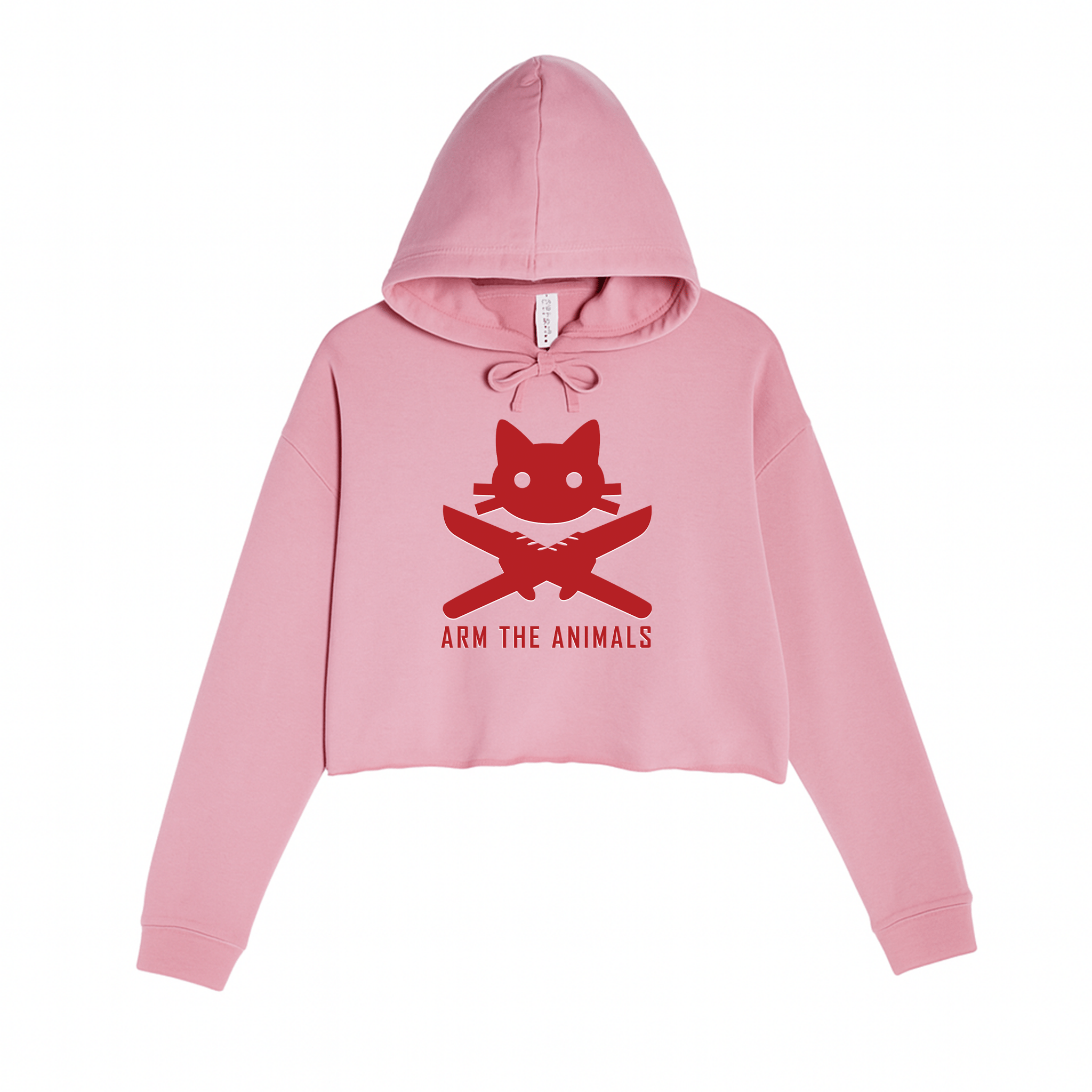 Women's | 9 Lives 2 Lose | Crop Hoodie - Arm The Animals Clothing LLC