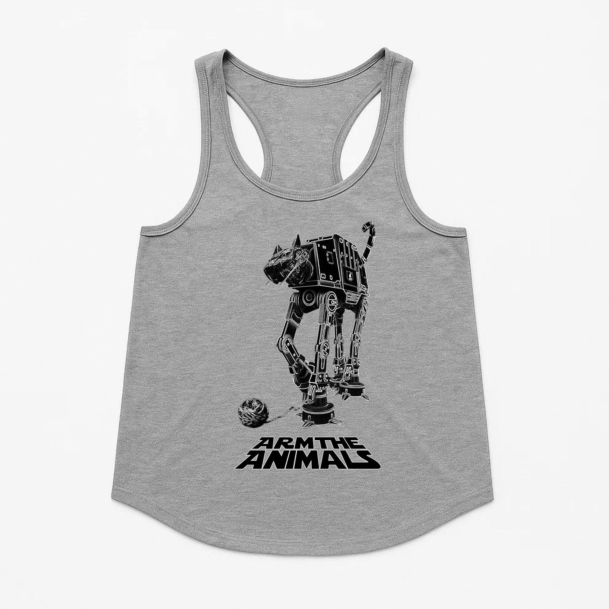 Women's | Cat - At | Tank Top - Arm The Animals Clothing LLC