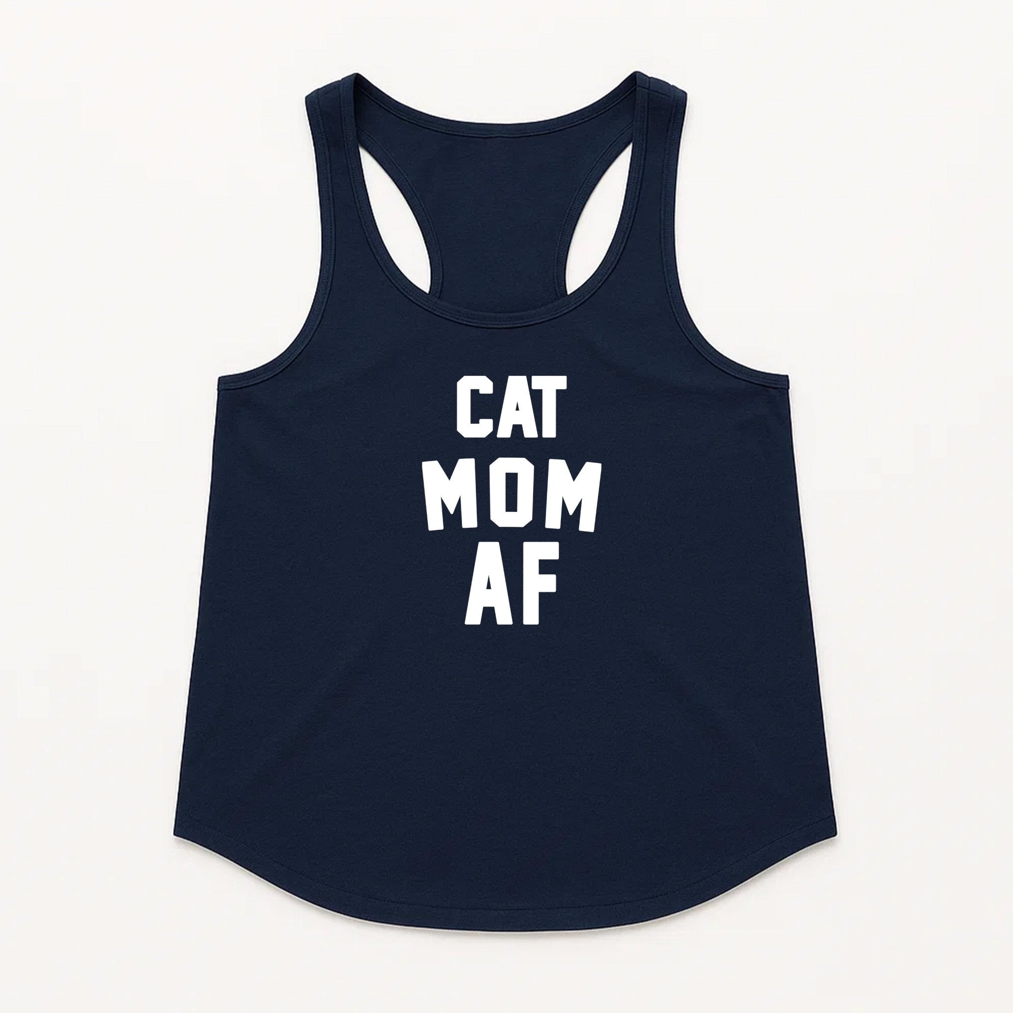Women's | Cat Mom AF | Tank Top - Arm The Animals Clothing LLC