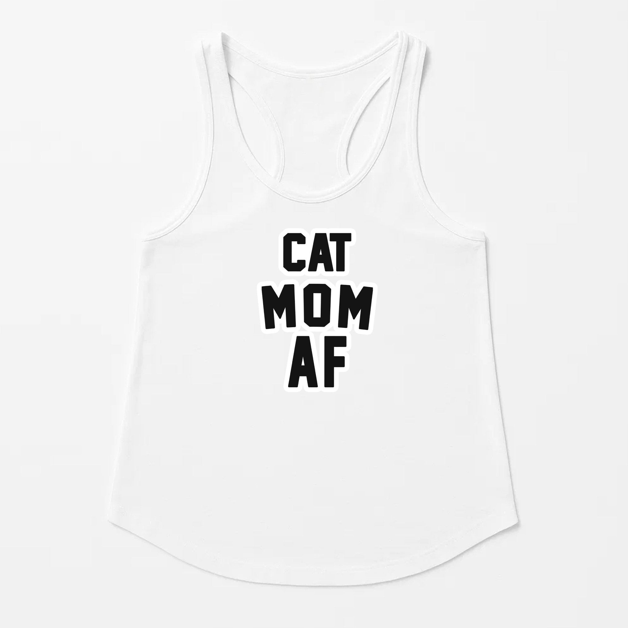 Women's | Cat Mom AF | Tank Top - Arm The Animals Clothing LLC
