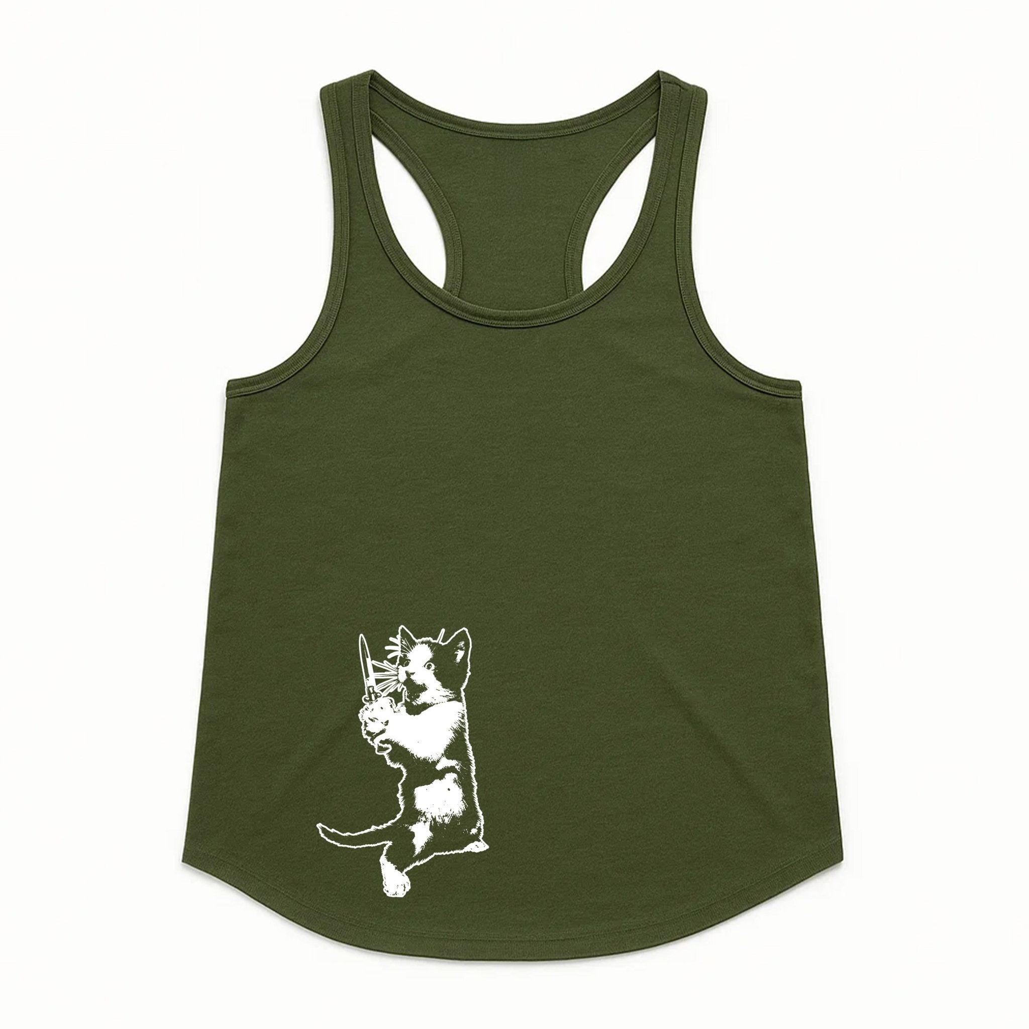 Women's | Cat The Ripper | Tank Top - Arm The Animals Clothing LLC