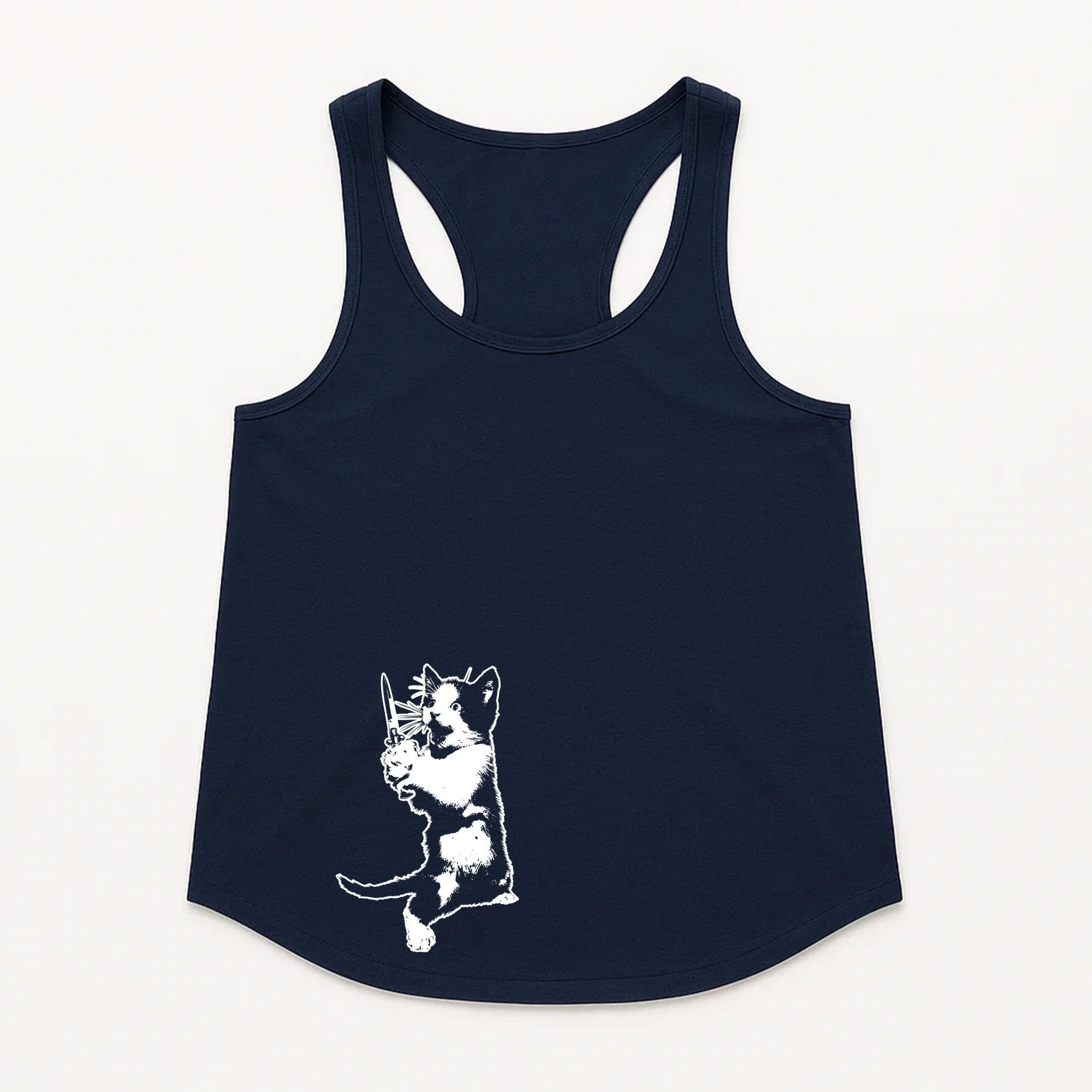 Women's | Cat The Ripper | Tank Top - Arm The Animals Clothing LLC