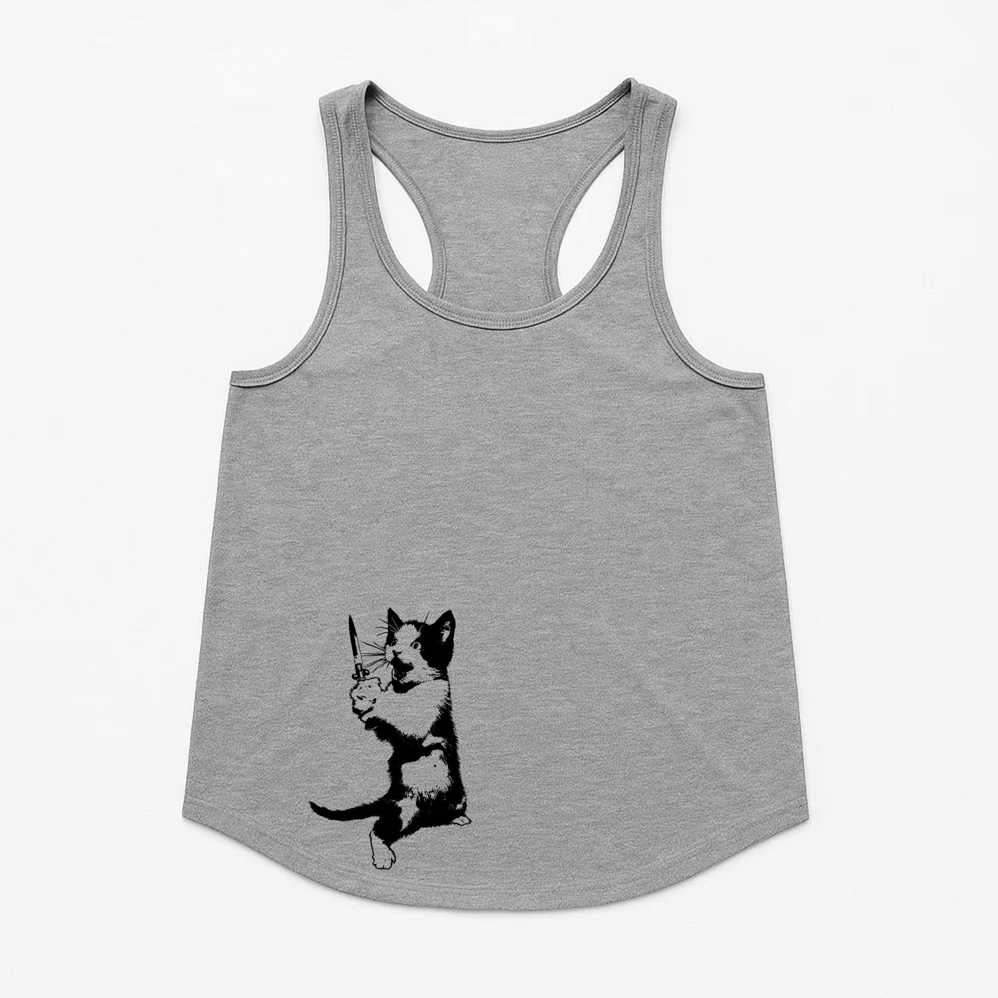 Women's | Cat The Ripper | Tank Top - Arm The Animals Clothing LLC