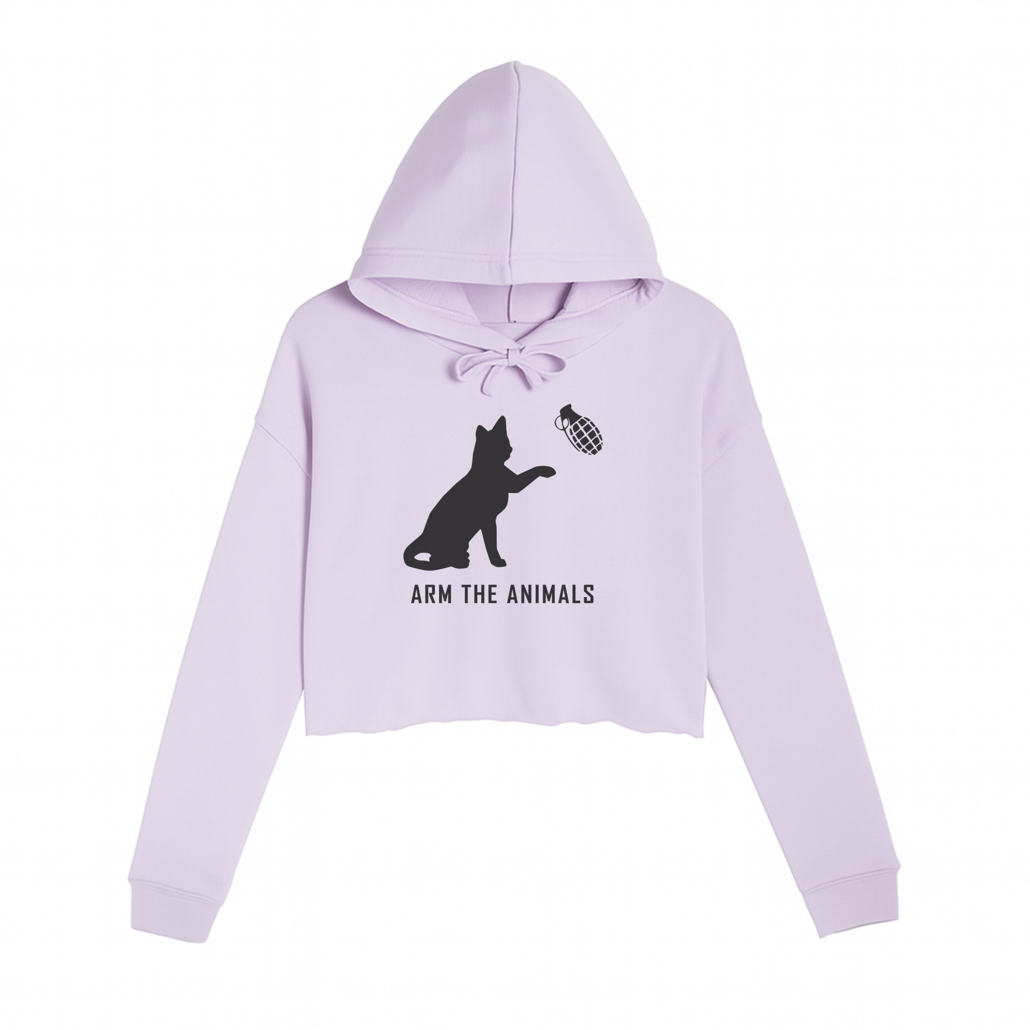 Women's | Catastrophe 1.0 | Crop Hoodie - Arm The Animals Clothing LLC