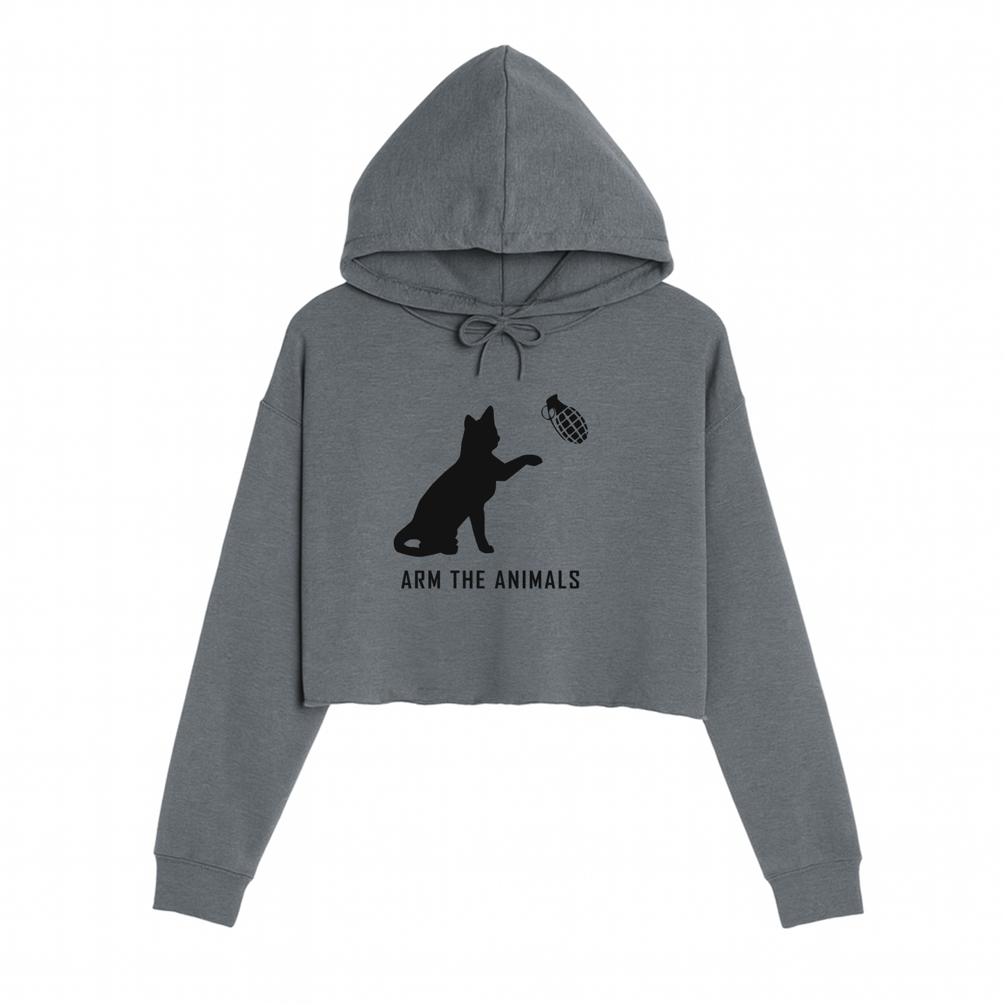 Women's | Catastrophe 1.0 | Crop Hoodie - Arm The Animals Clothing LLC
