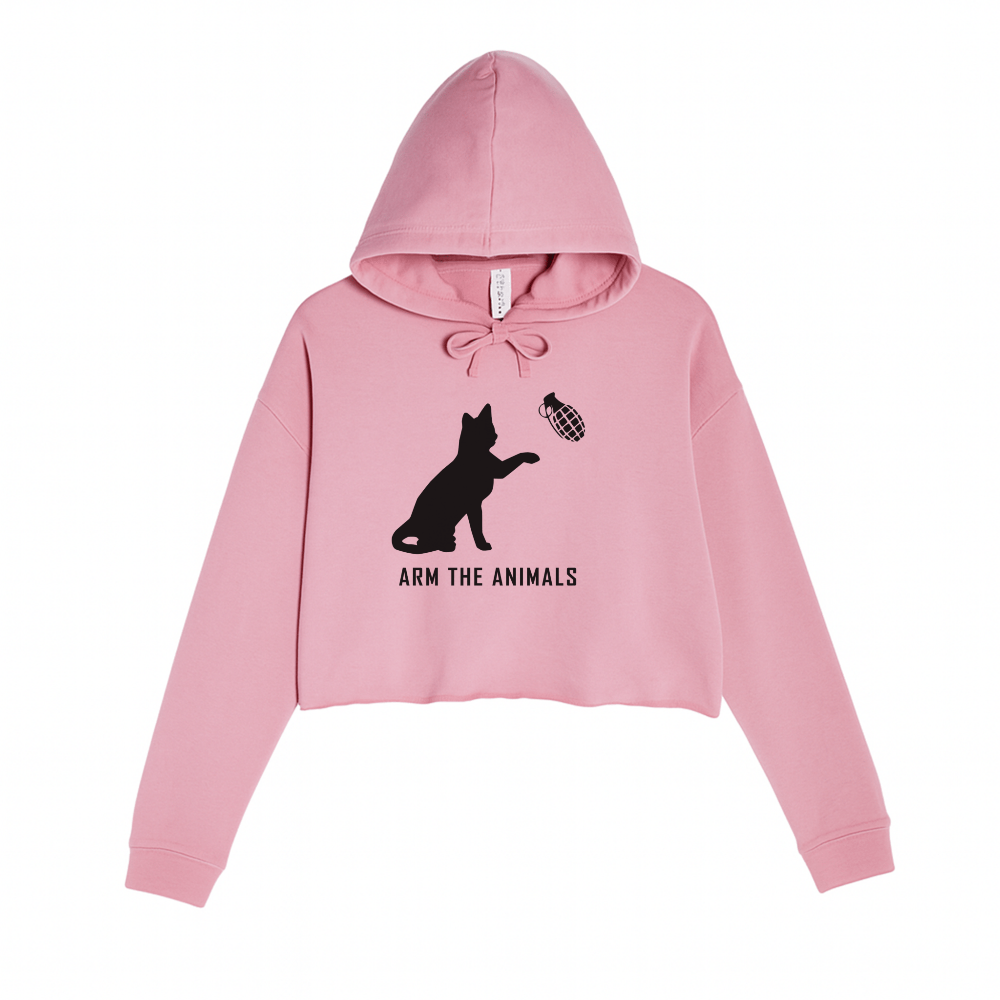 Women's | Catastrophe 1.0 | Crop Hoodie - Arm The Animals Clothing LLC