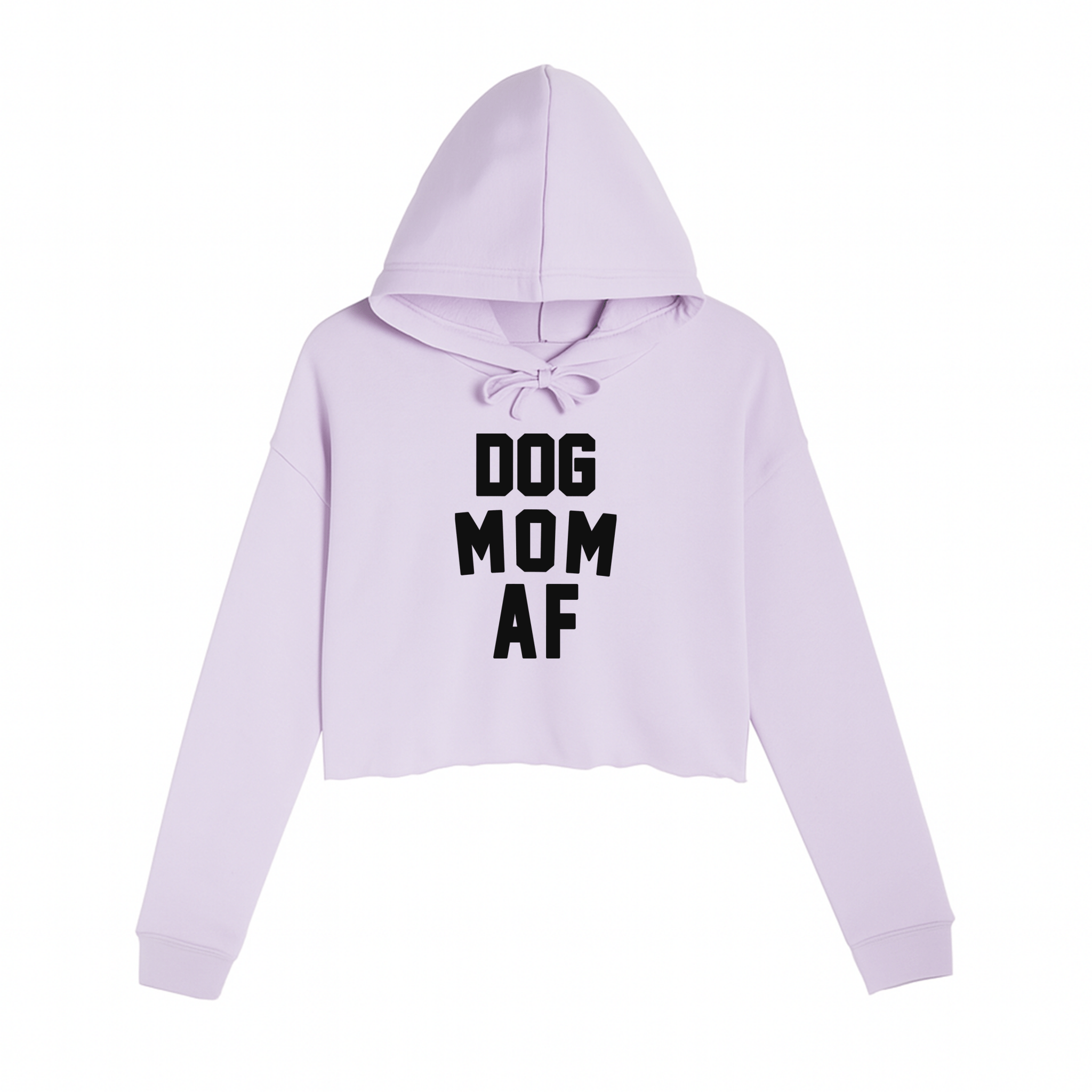 Women's | Dog Mom AF | Crop Hoodie - Arm The Animals Clothing LLC