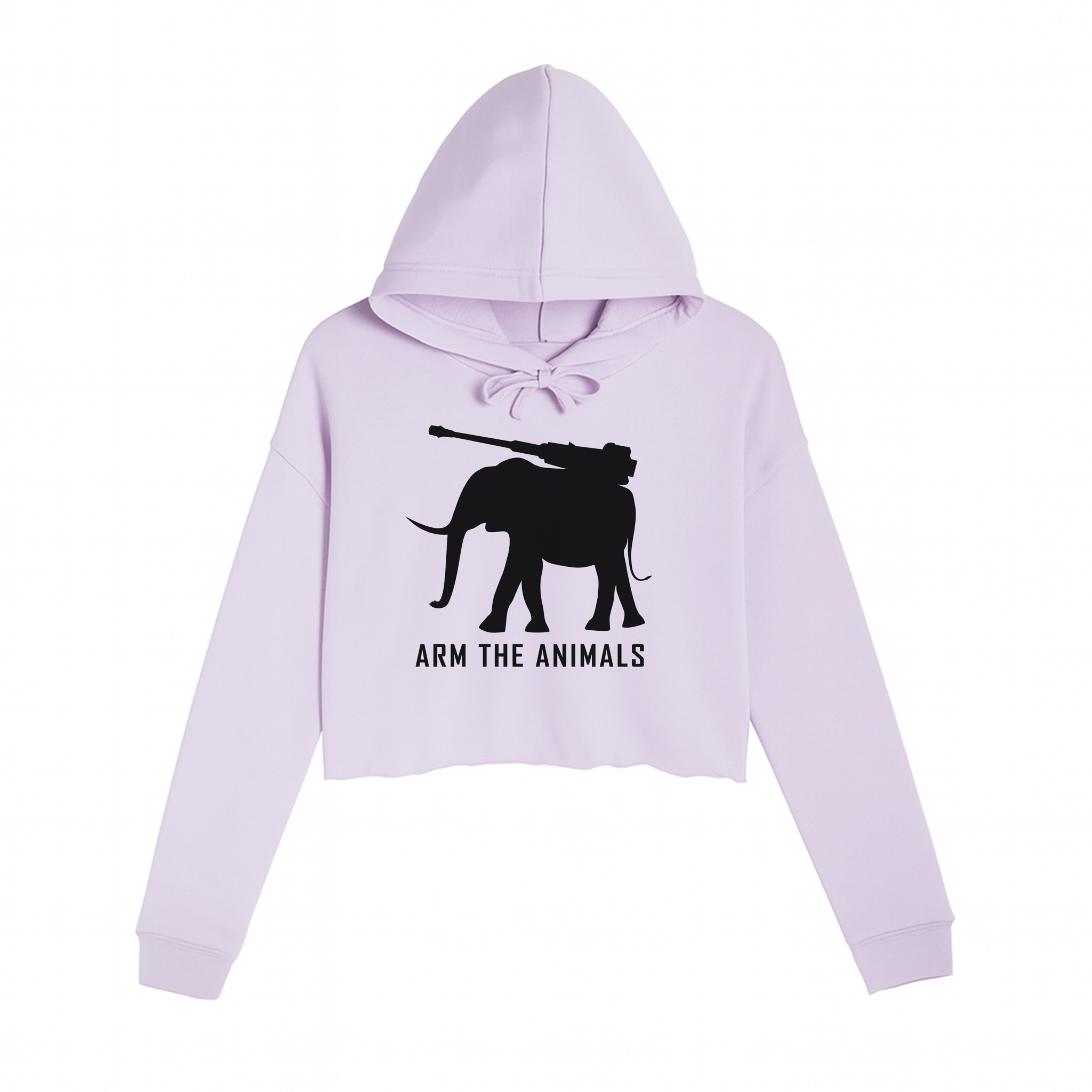 Women's | Iron Tusk | Crop Hoodie - Arm The Animals Clothing LLC