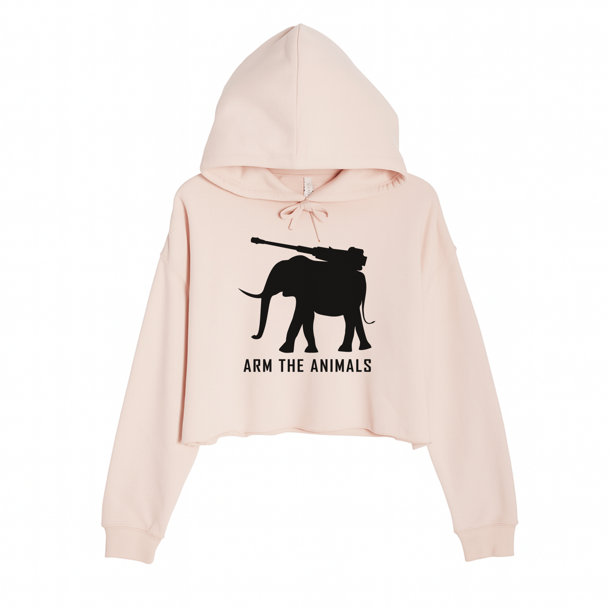 Women's | Iron Tusk | Crop Hoodie - Arm The Animals Clothing LLC