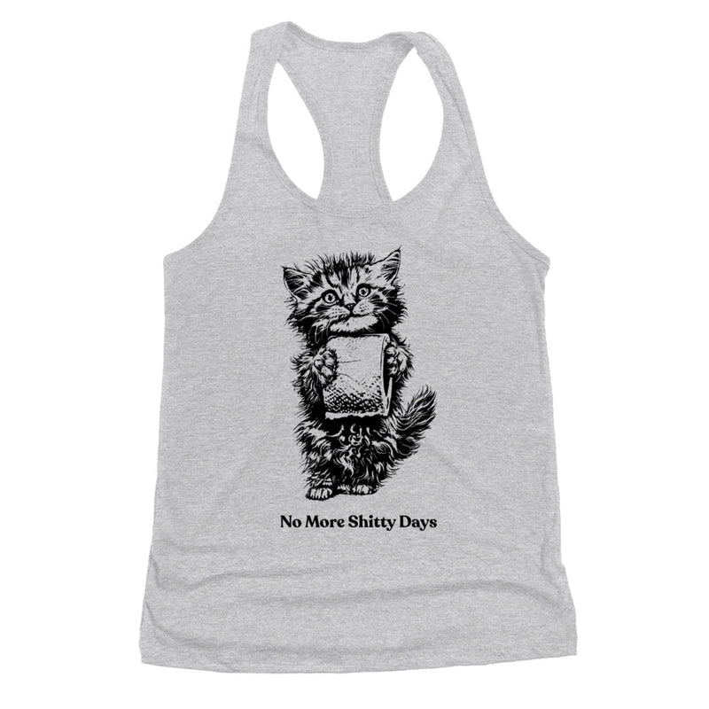 Load image into Gallery viewer, Women&#39;s | No More Shitty Days | Ideal Tank Top - Arm The Animals Clothing LLC
