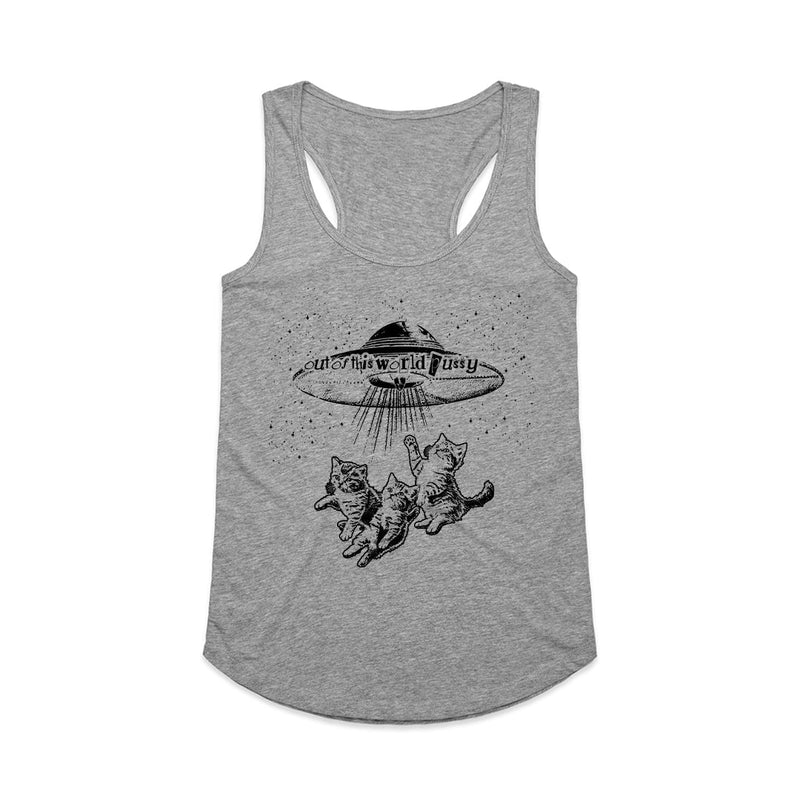 Load image into Gallery viewer, Women’s | Out Of This World Pussy 2 | Ideal Tank Top - Arm The Animals Clothing LLC
