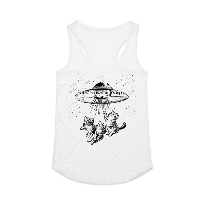 Load image into Gallery viewer, Women’s | Out Of This World Pussy 2 | Ideal Tank Top - Arm The Animals Clothing LLC
