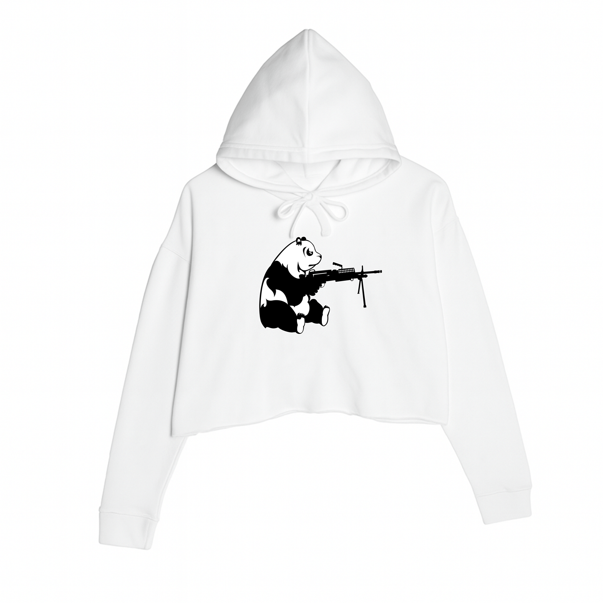 Women's | Pandemic | Crop Hoodie - Arm The Animals Clothing LLC